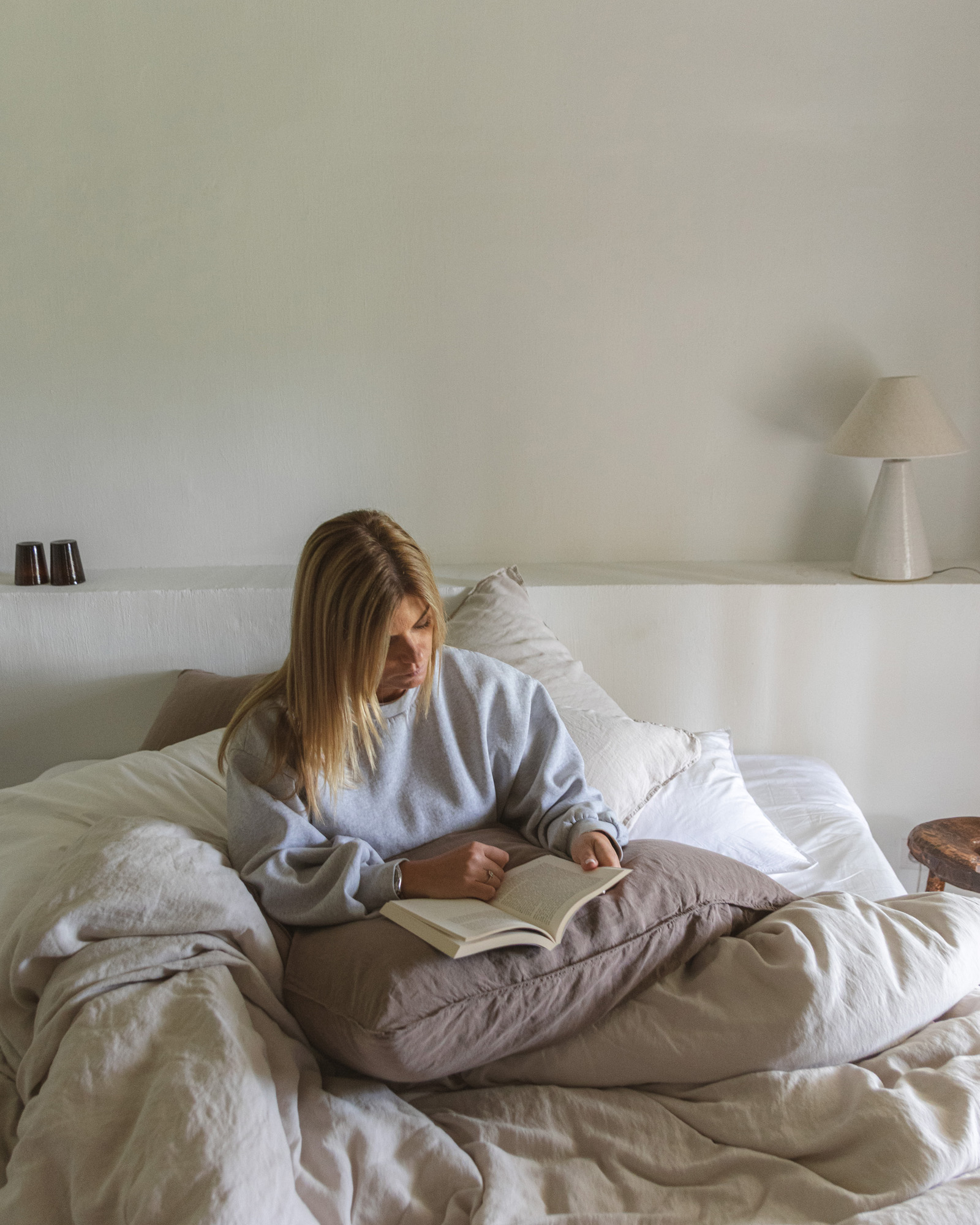 Dekbedset LINEN STORIES Sand