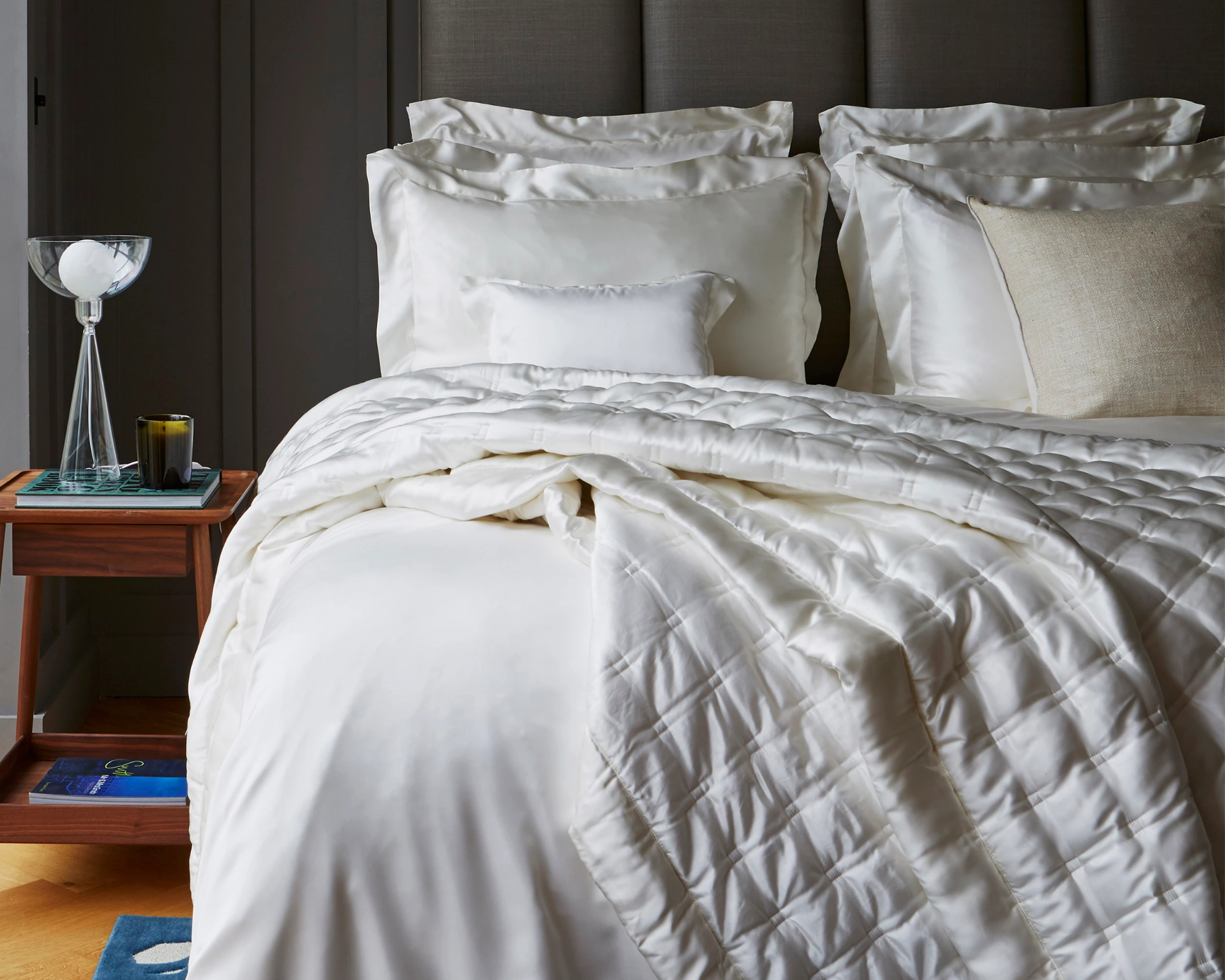 Gingerlily - Bed linen set SILK blush - 240x220 cm + 2 slopen 65x65 cm - blush