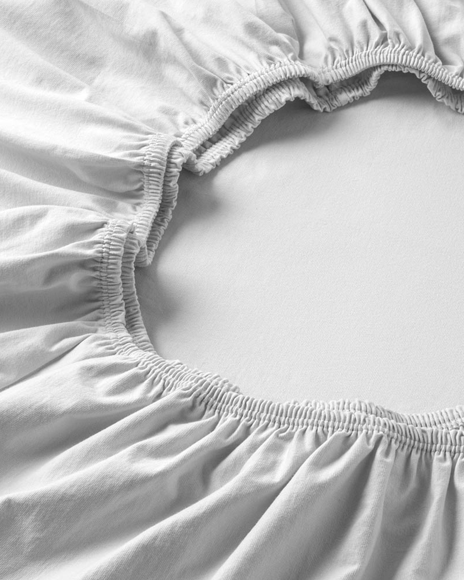 Fitted sheet JERSEY TOPPER weis