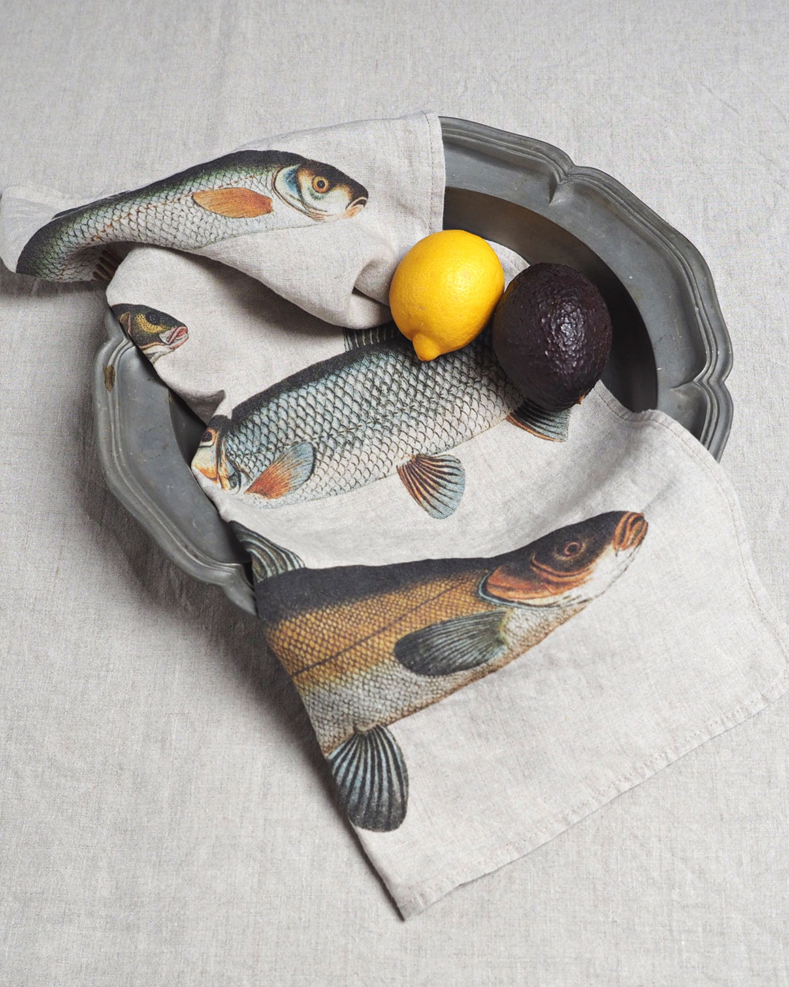 Kitchen towel FISHES