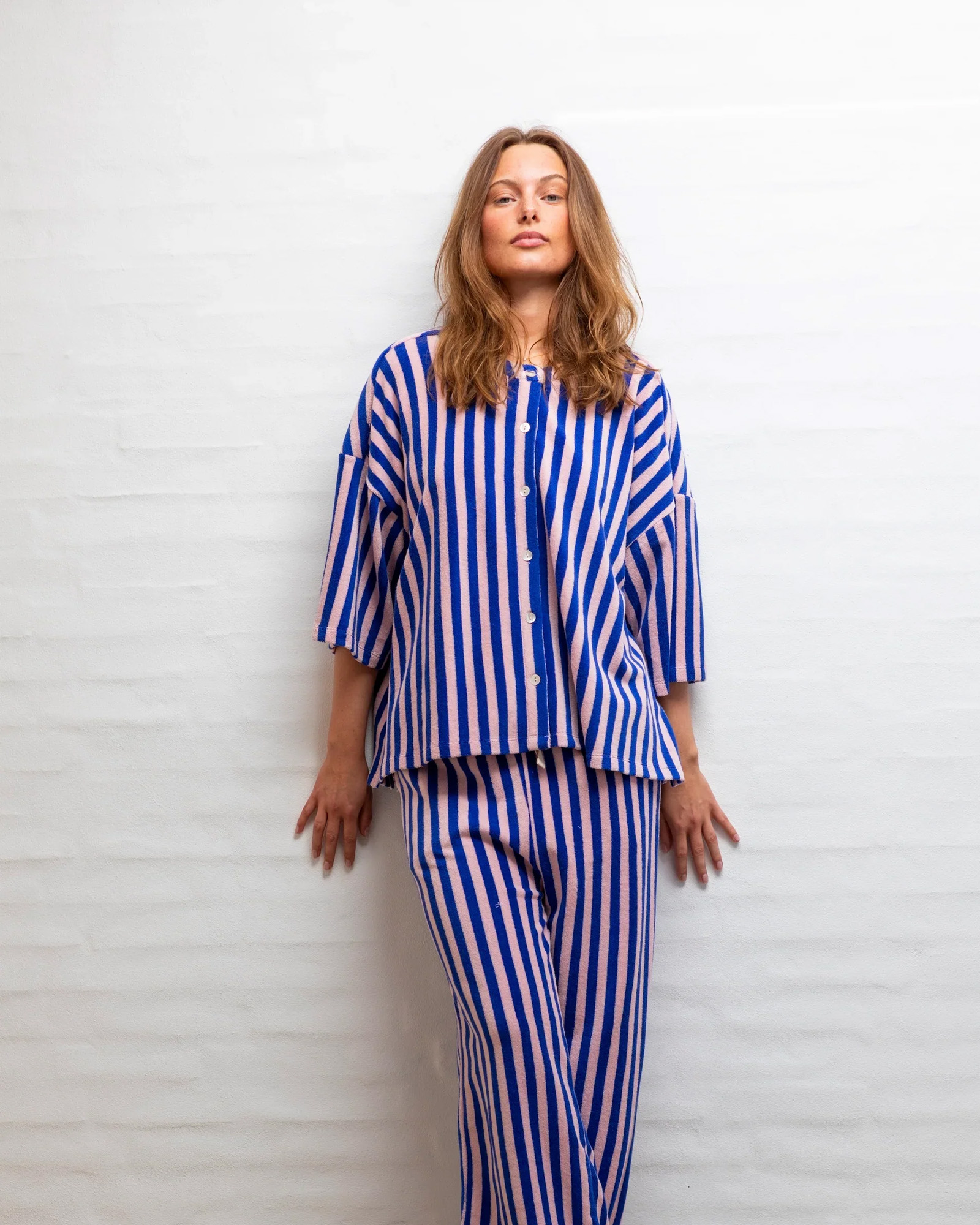 Shirt NARAM Dazzling blue & rose