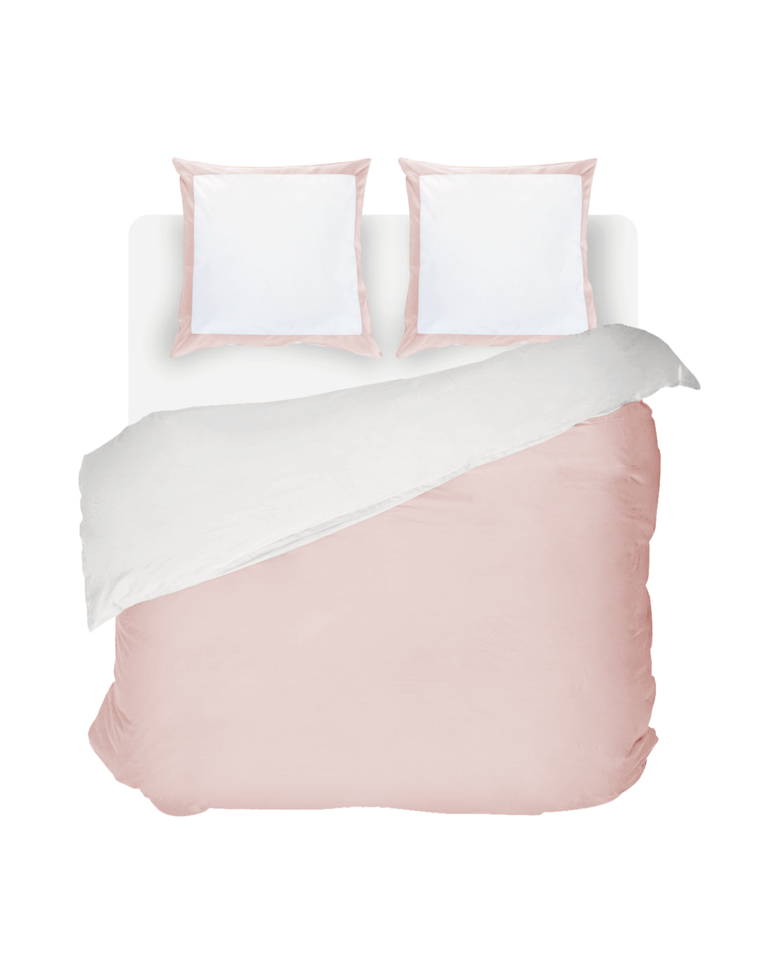 Bed linen set LIMOGES White/Blush