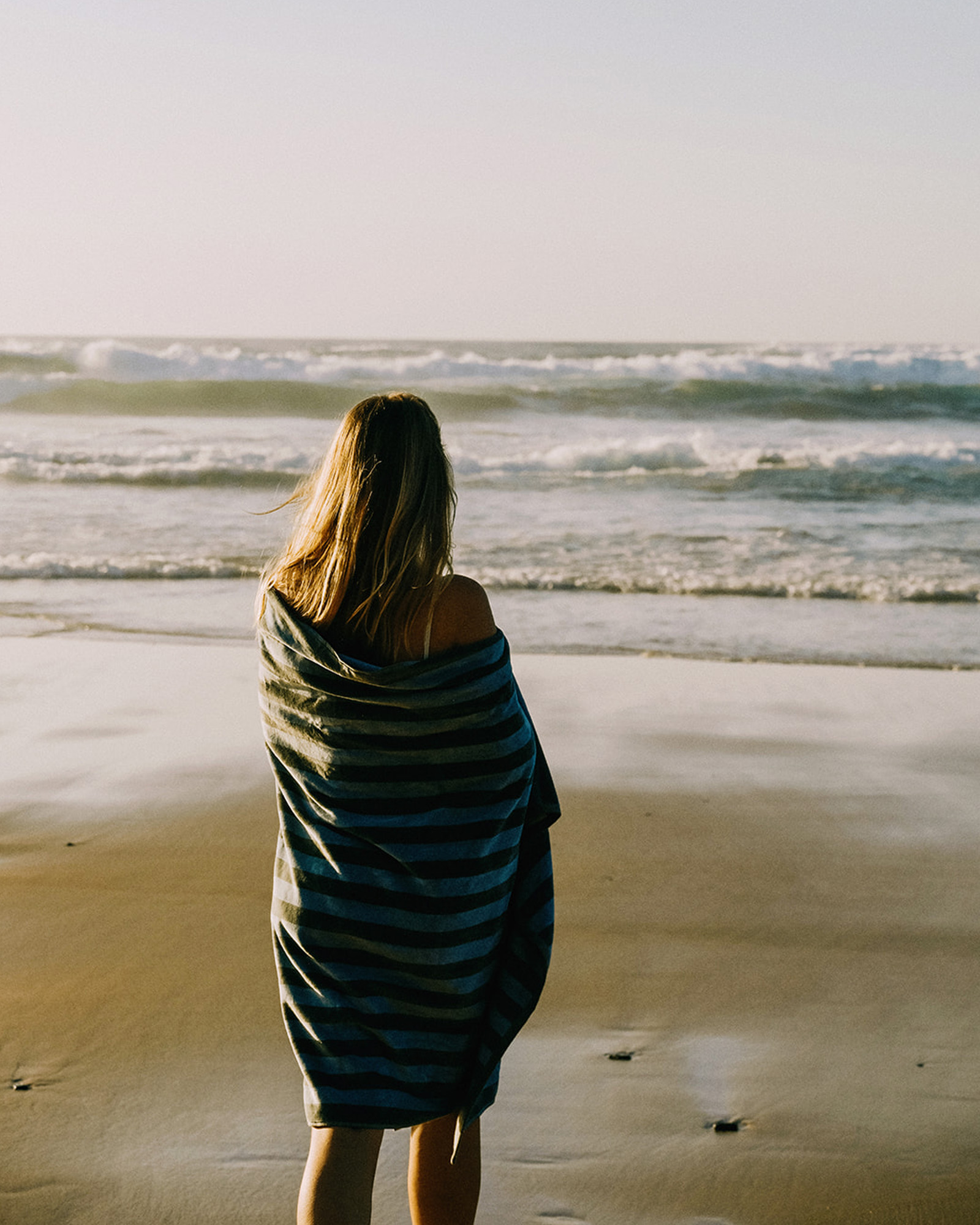 Drap de plage CABANE Eucalyptus/Atlantic