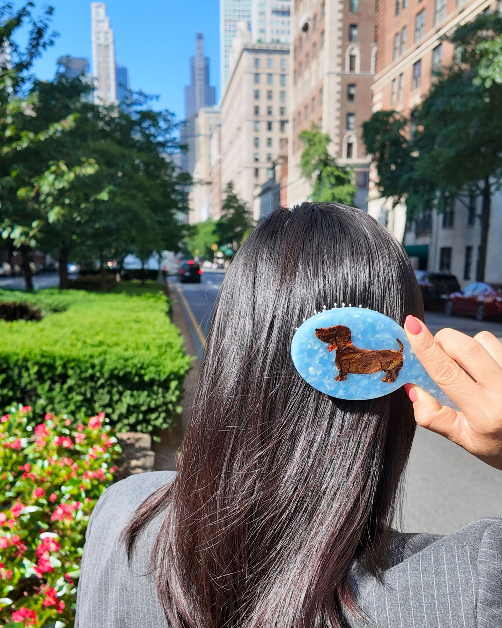 Hairbrush SOLAR ECLIPSE Teckel