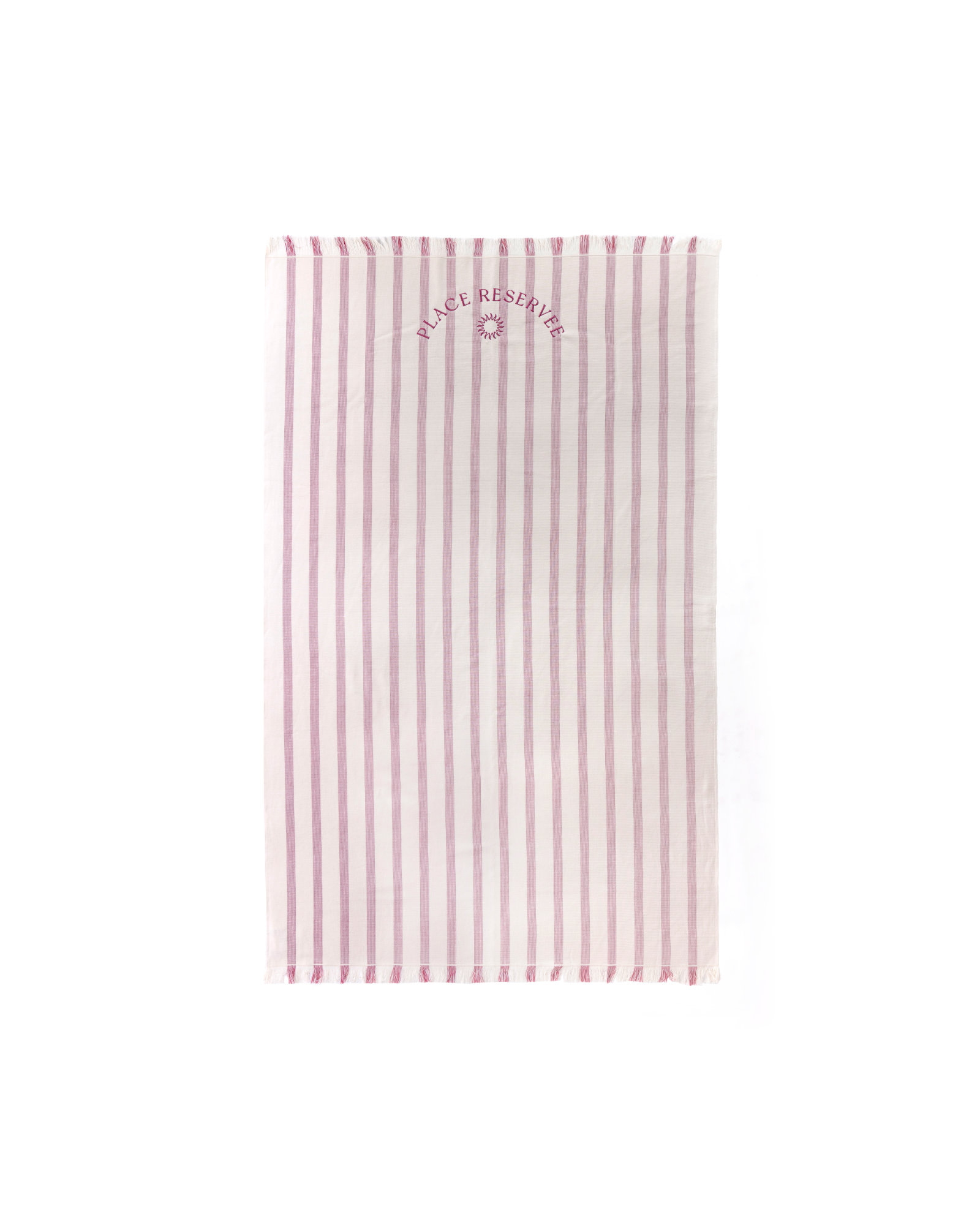 Place Reservee - Drap de plage HOLIDAY Lychee - 100x165 cm Towel - Lychee