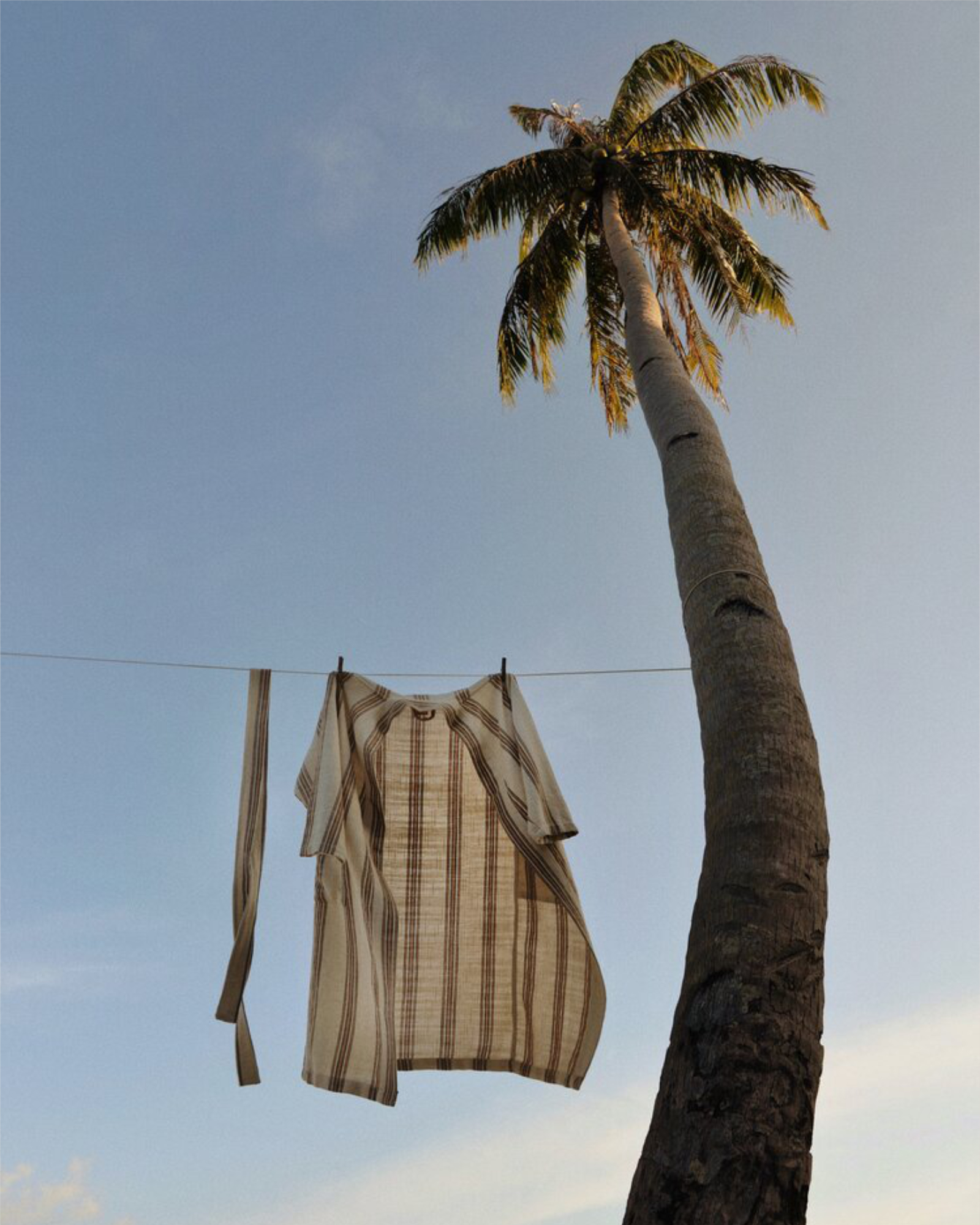 Mizar & Alcor - Peignoir APRICOT - ME/LA - Black/White/Yellow