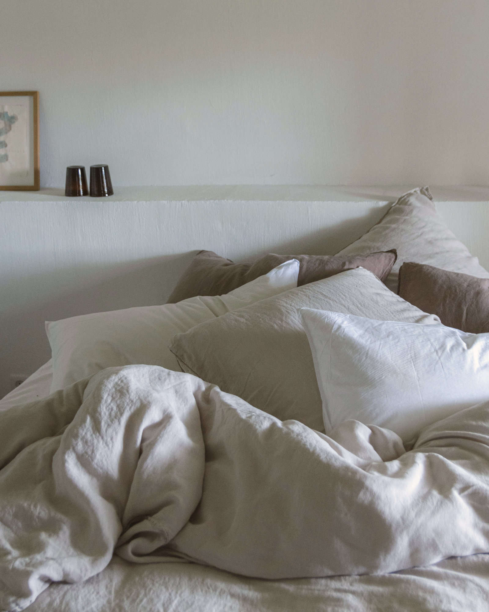 Dekbedset LINEN STORIES Sand