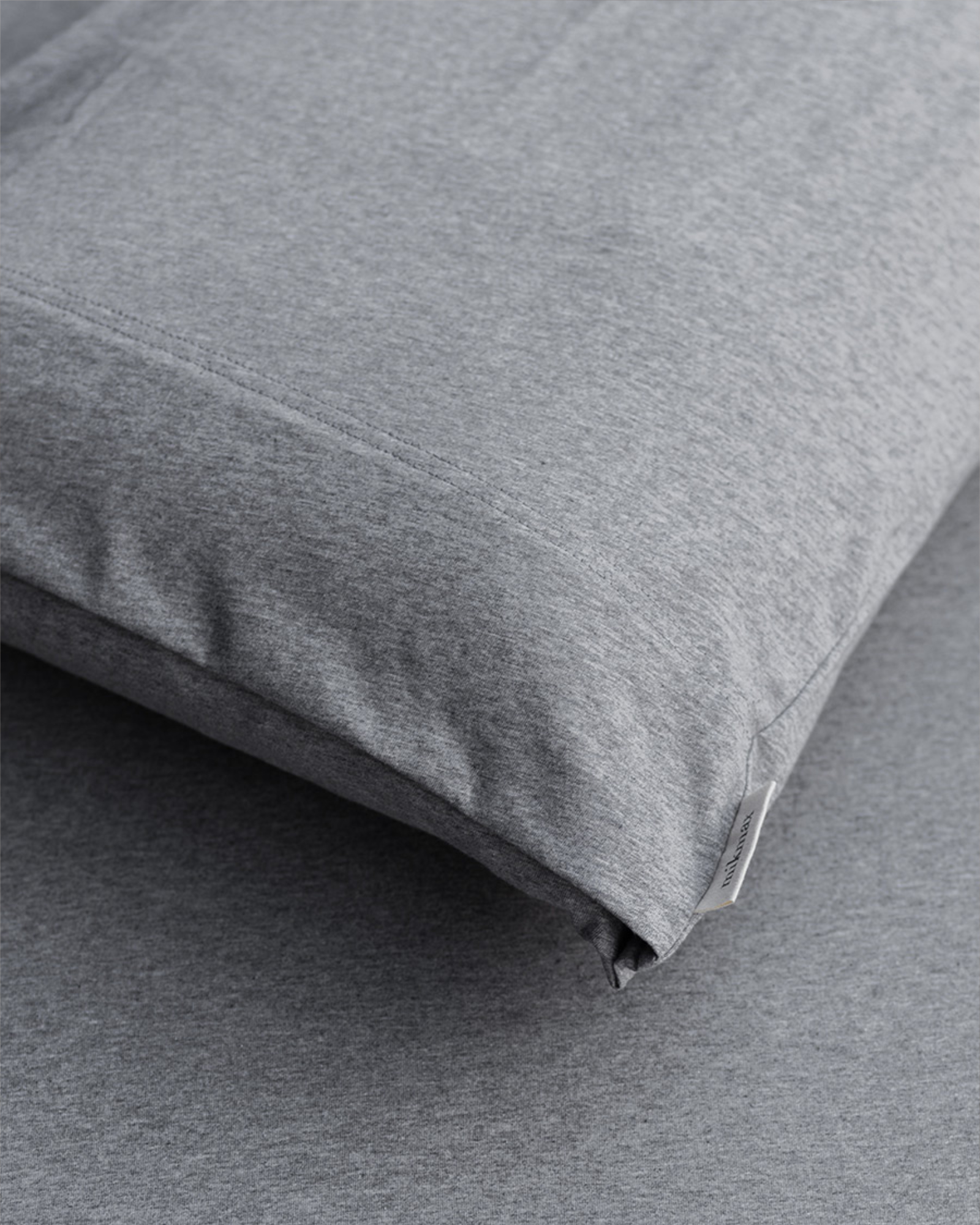 Mikmax - Bed linen set CALELLA - 240x220 cm + 2 slopen 65x65 cm - Light Grey