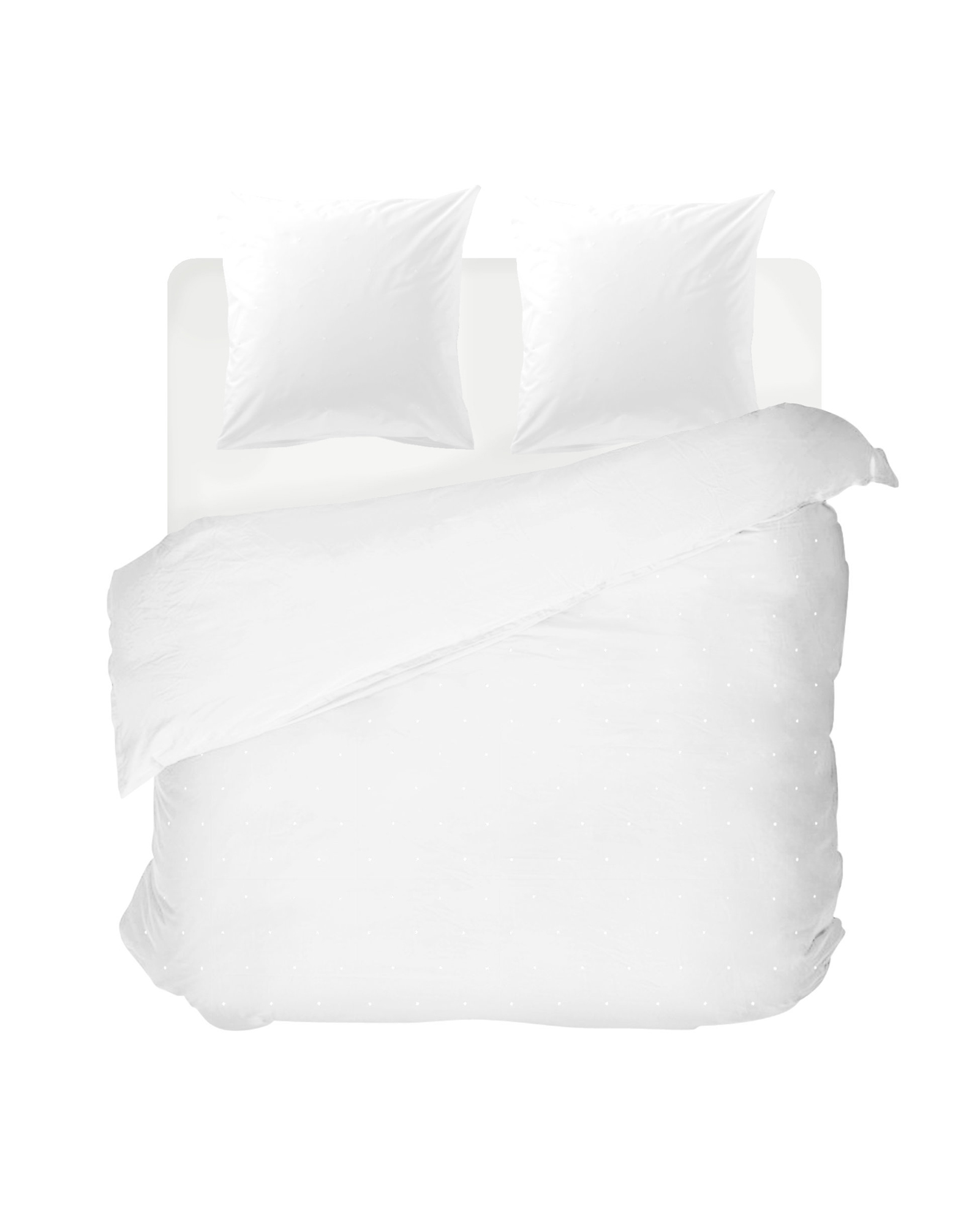 Bed linen set DOTS White