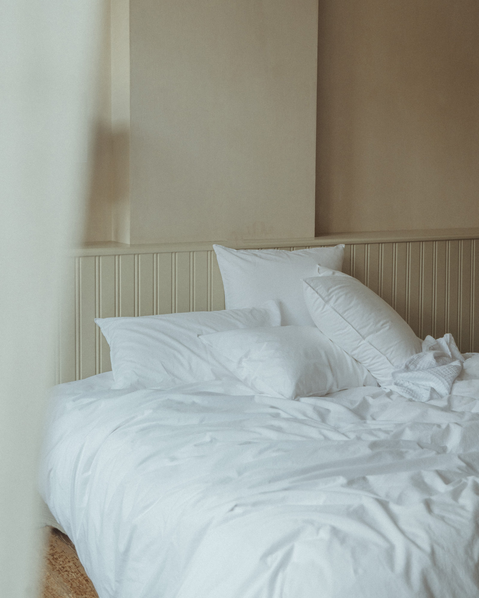 Cushion VINTAGE COTTON White Snow