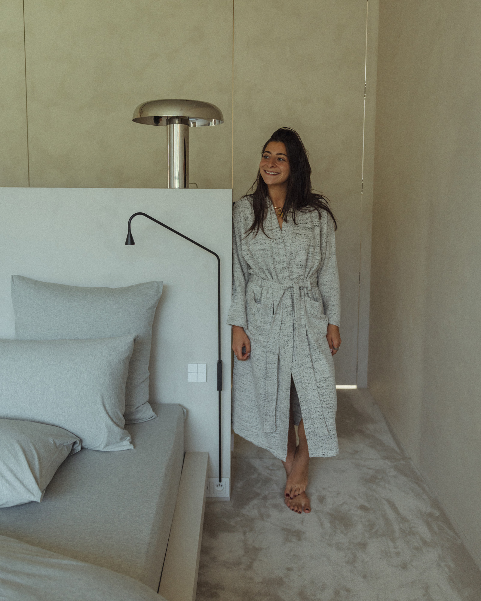 Drap housse SUNDAY JERSEY Grey melange