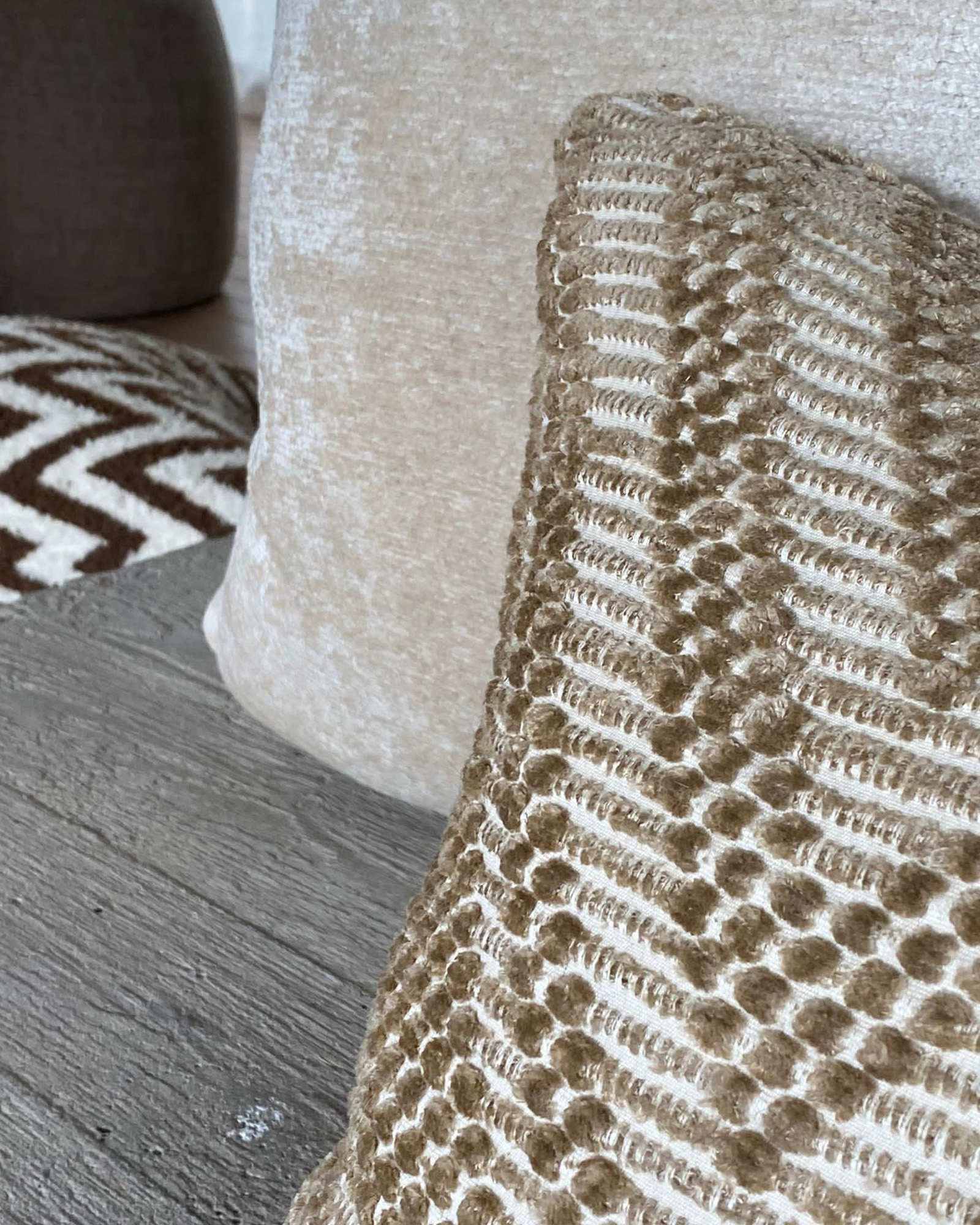 Kussen SARA Light Caramel