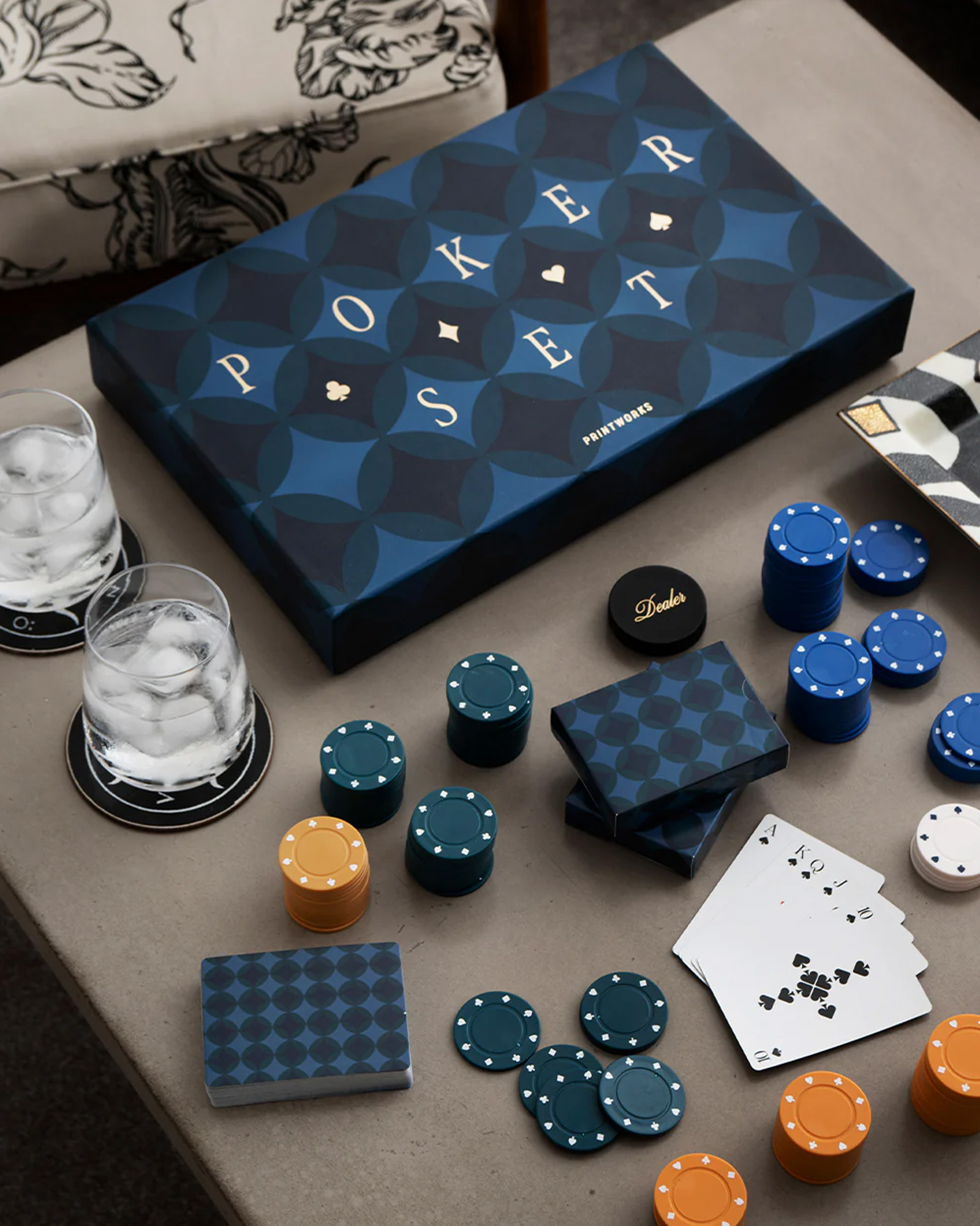 Board Game POKER SET Diamonds