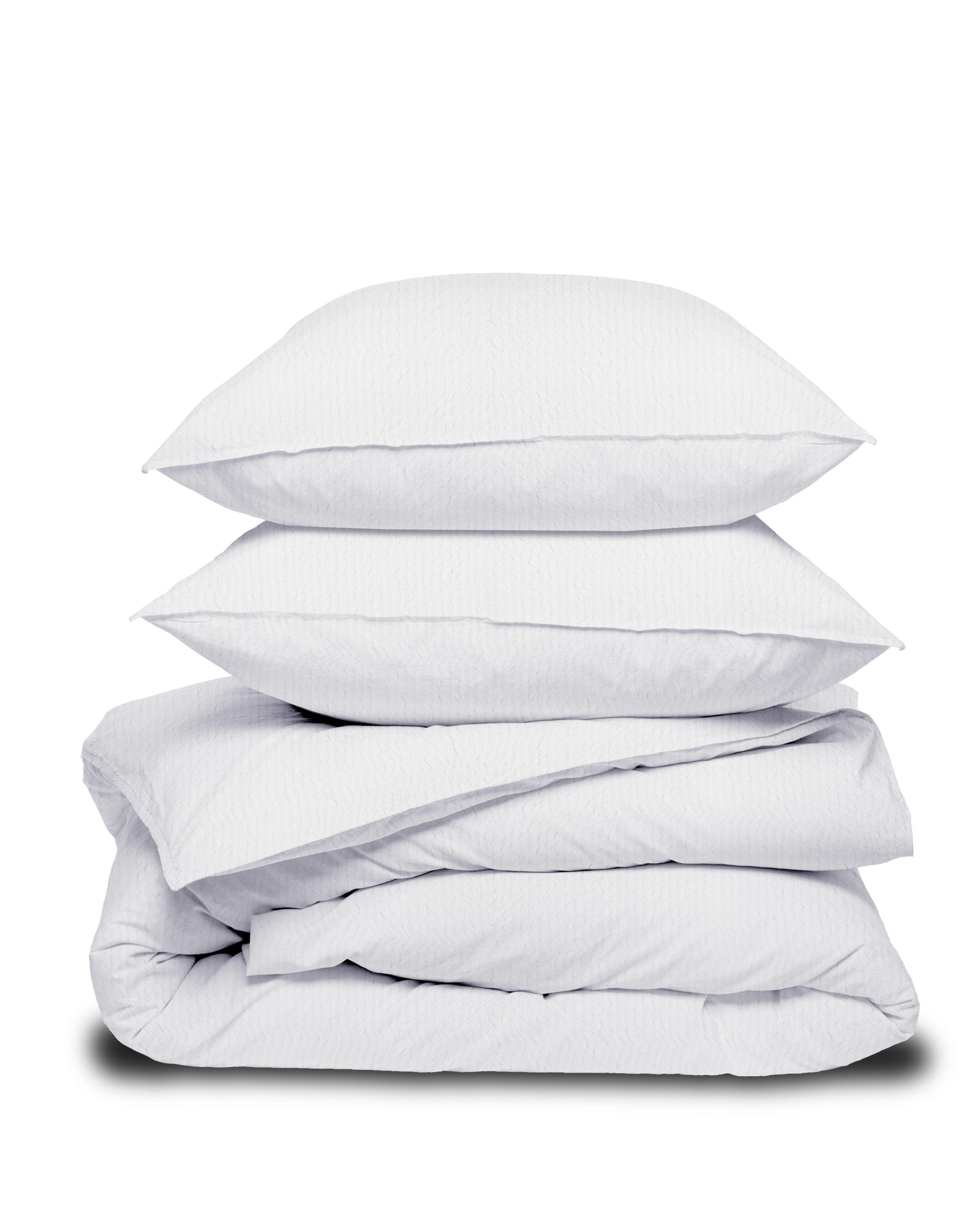 Dekbedset SOFT SEERSUCKER White