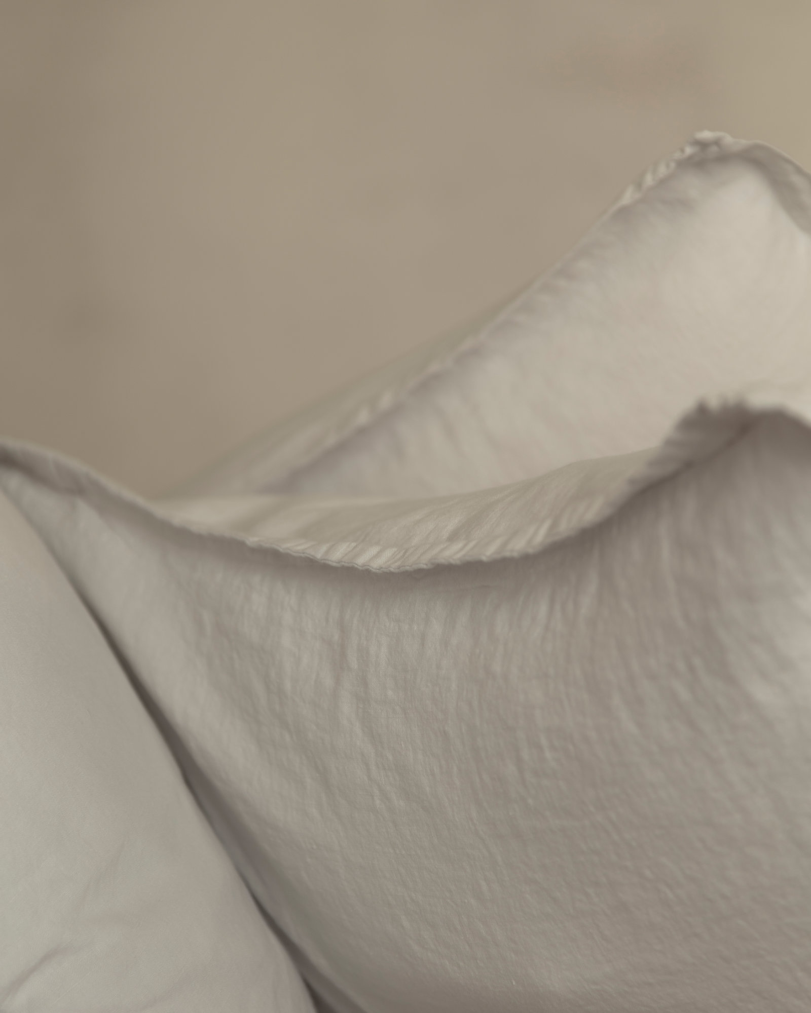 MARIE-MARIE - Bed linen set LINEN STORIES White - 140x220 cm + 1 sloop 65x65 cm - White