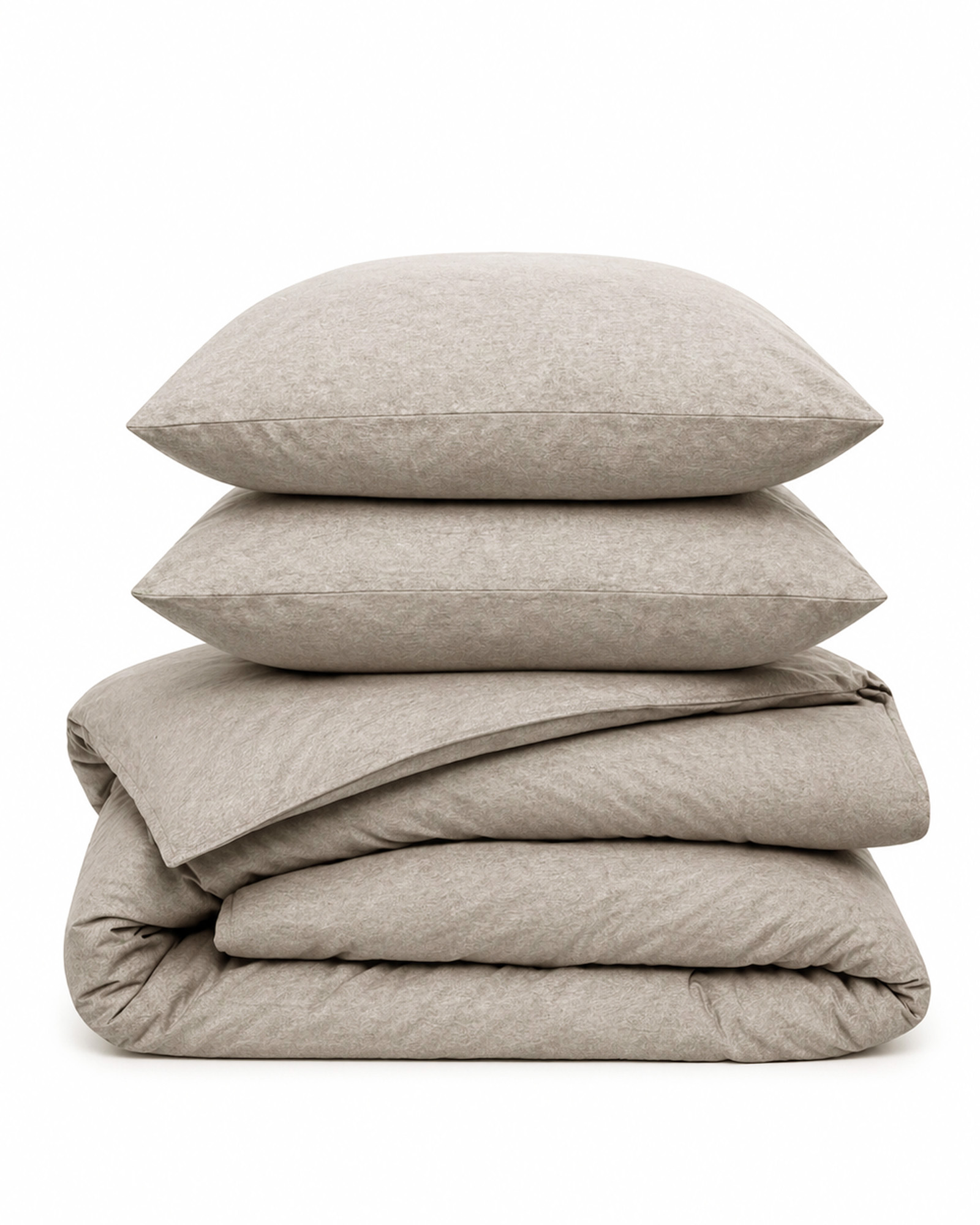 Dekbedset SUNDAY JERSEY Beige melange