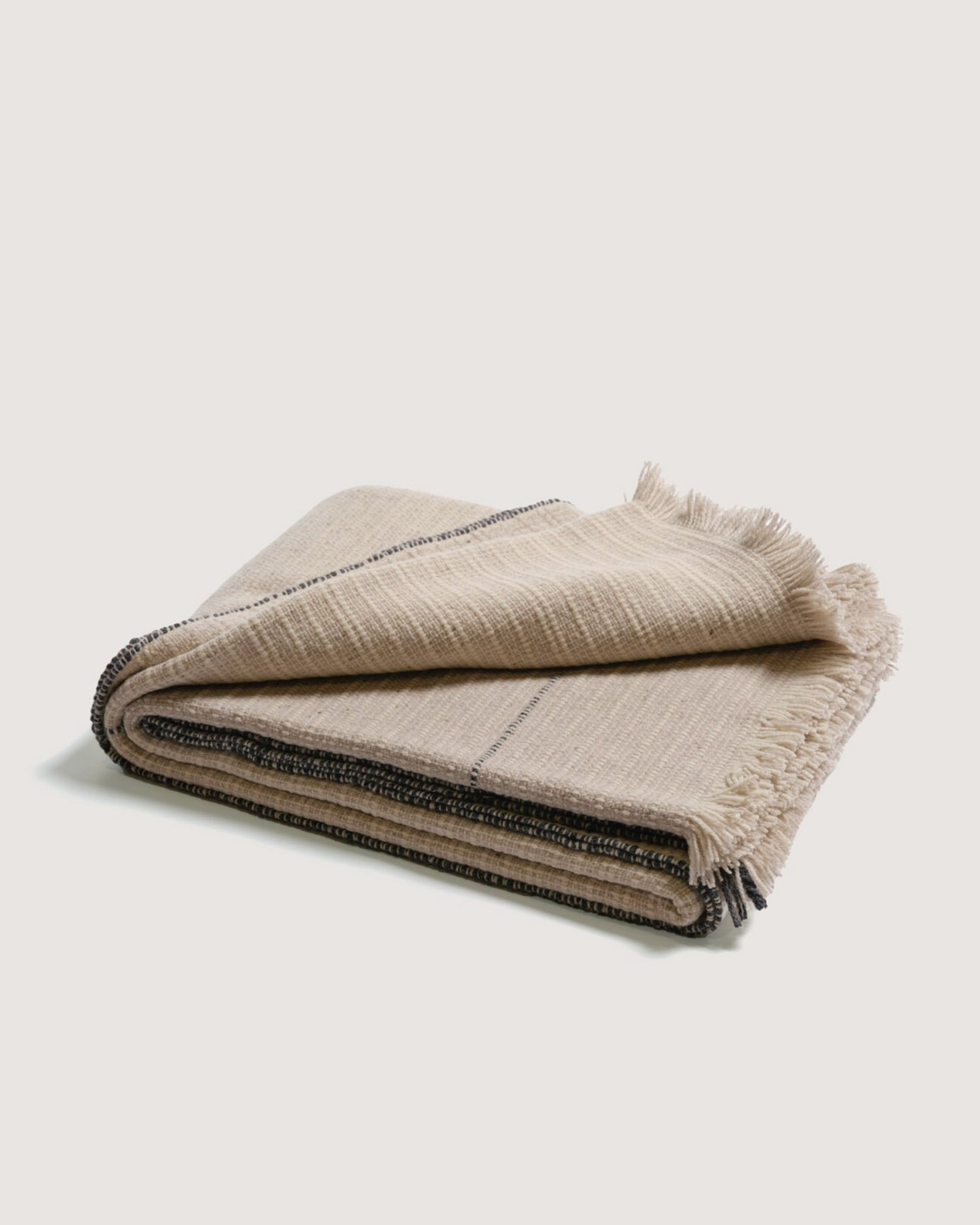 Bedsprei ARAN White/Grey