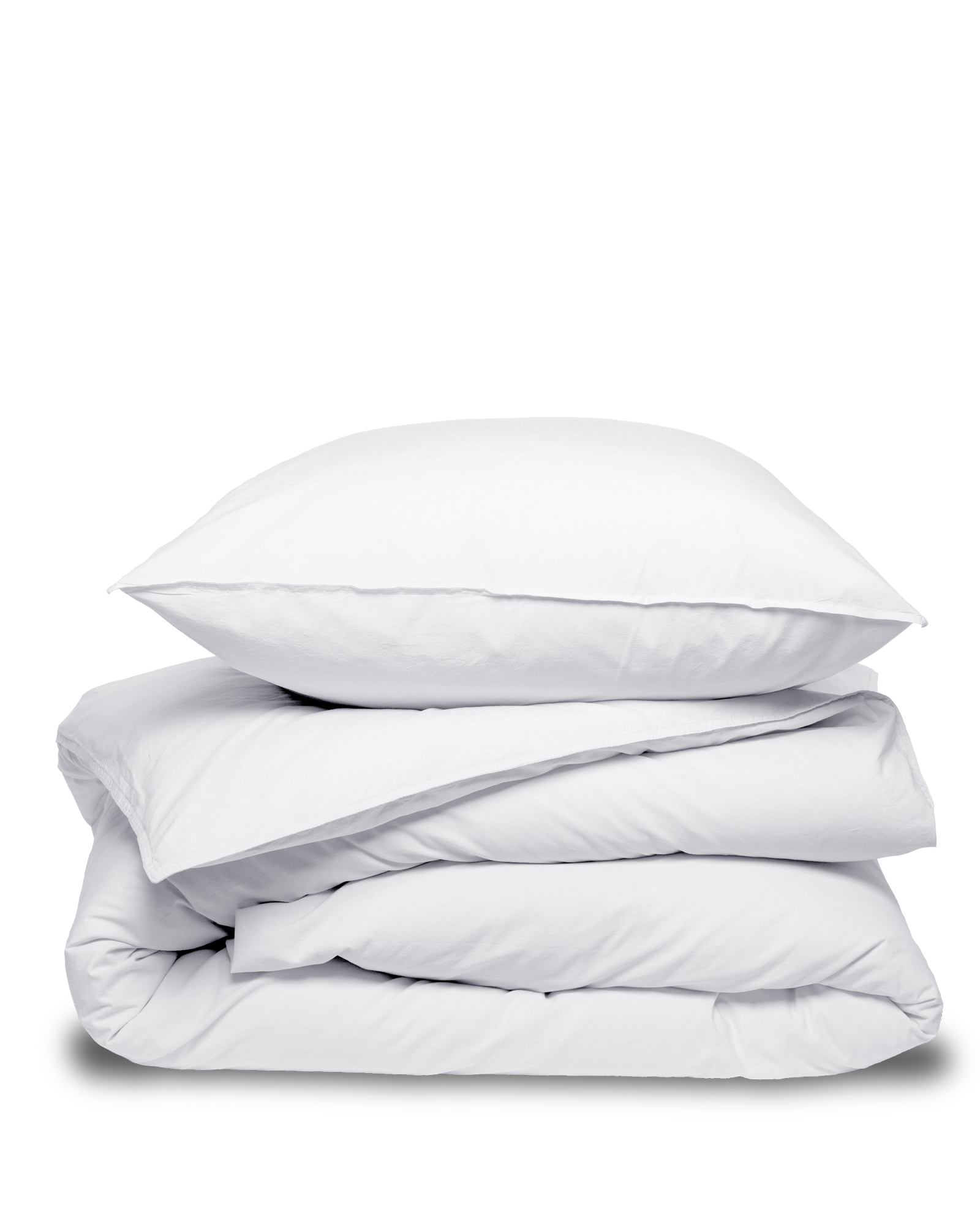 MARIE-MARIE - Pillowcase VINTAGE COTTON White Snow - 50x75 cm - White Snow