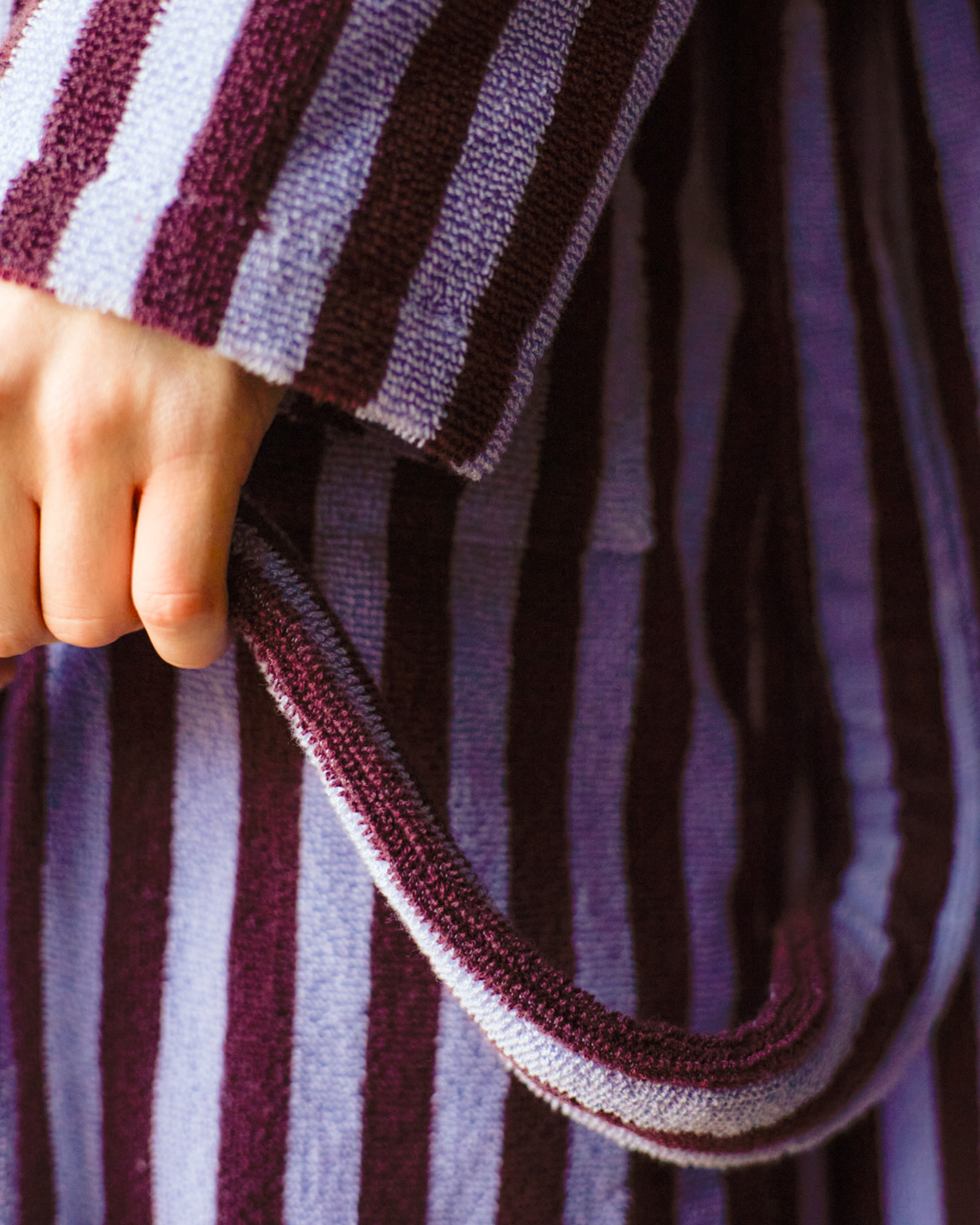 Badjas NARAM Wine & Lavender Blue