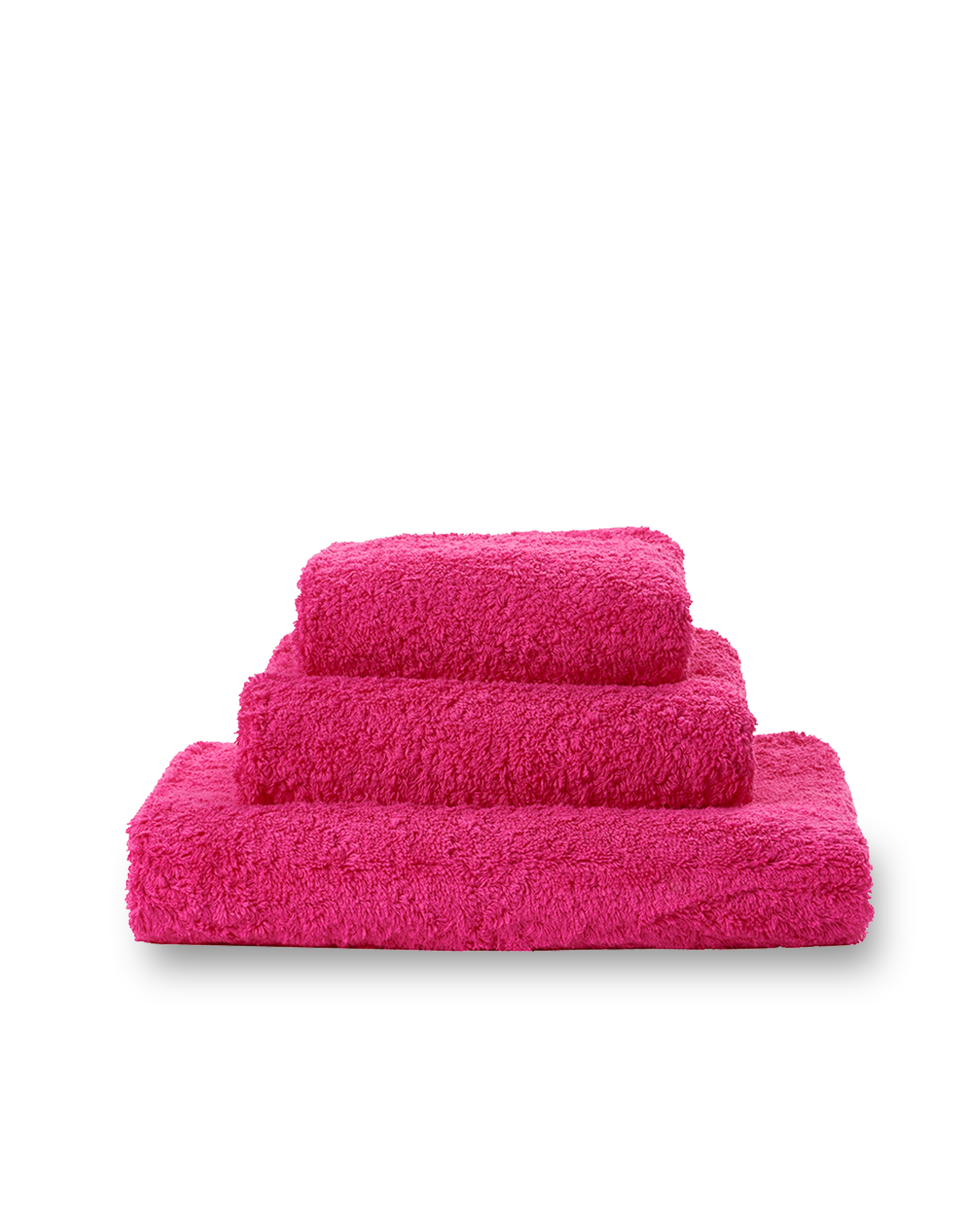 Abyss & Habidecor - Serviette de toilette SUPER PILE 570 Happy pink - 30x30 cm - 570 Happy pink 