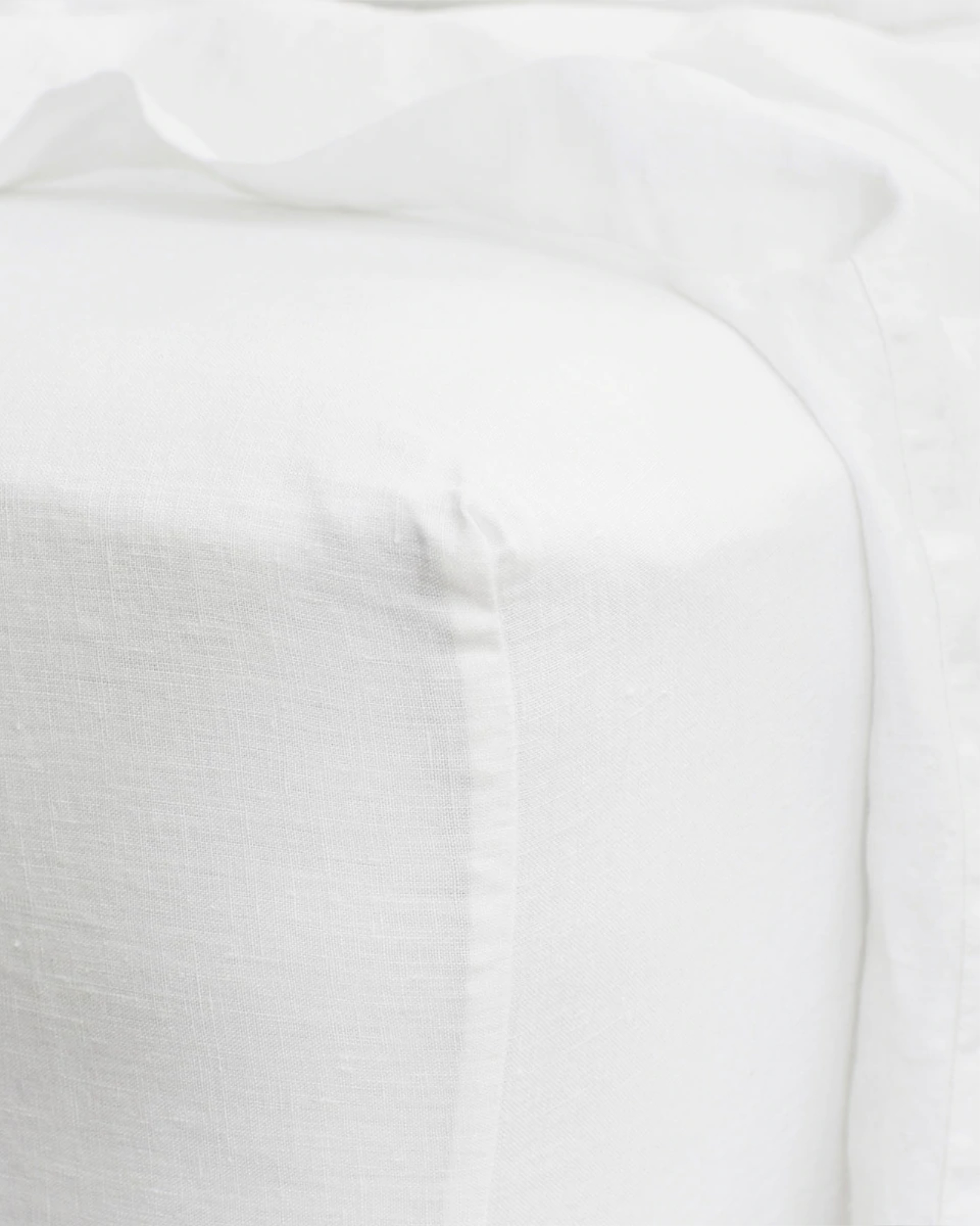 Fitted sheet LINEN STORIES White