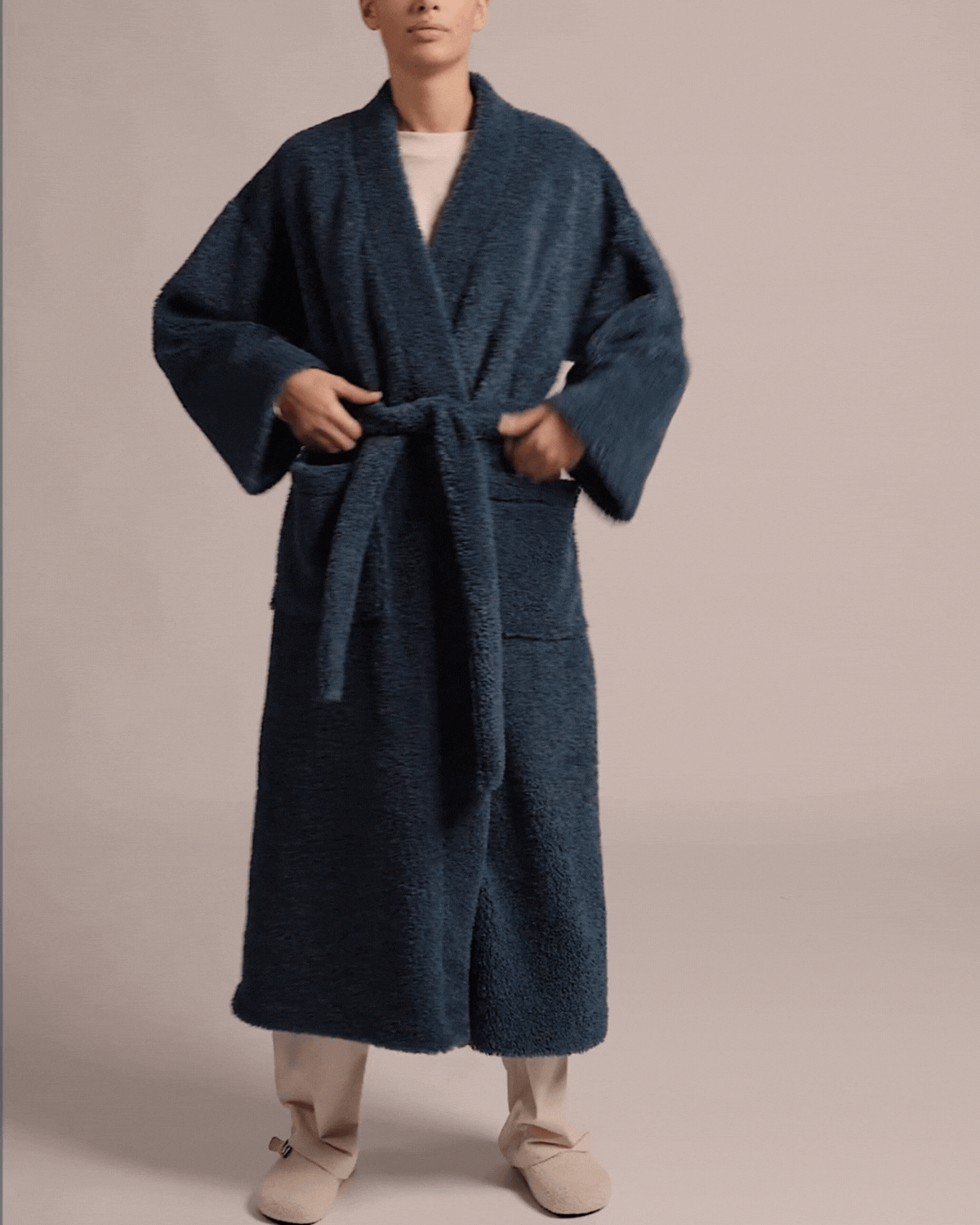 Badjas DAMIA Wool White