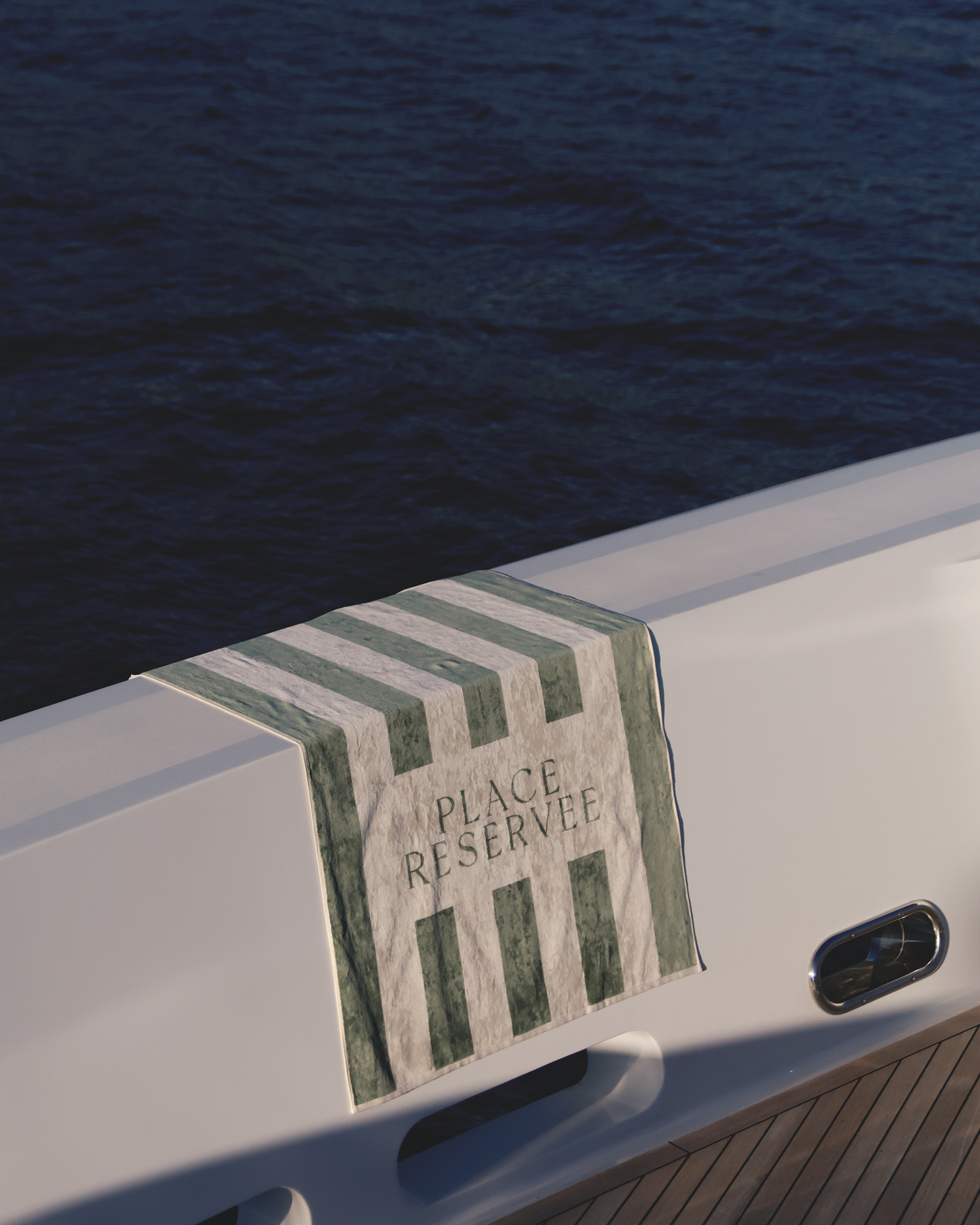 Beach towel PLACE RESERVEE Eucalyptus 