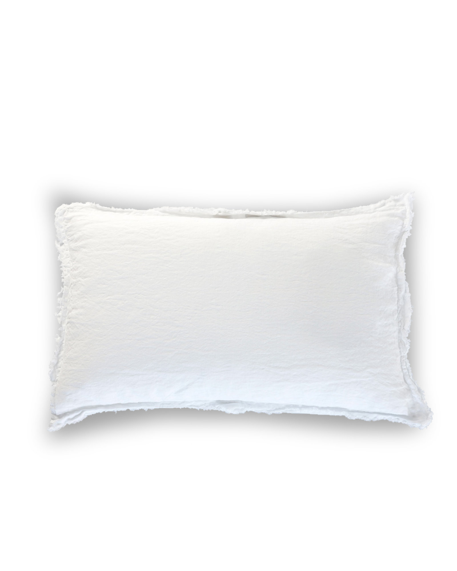 MARIE-MARIE - Cushion LINEN STORIES White - 40x60 cm - White