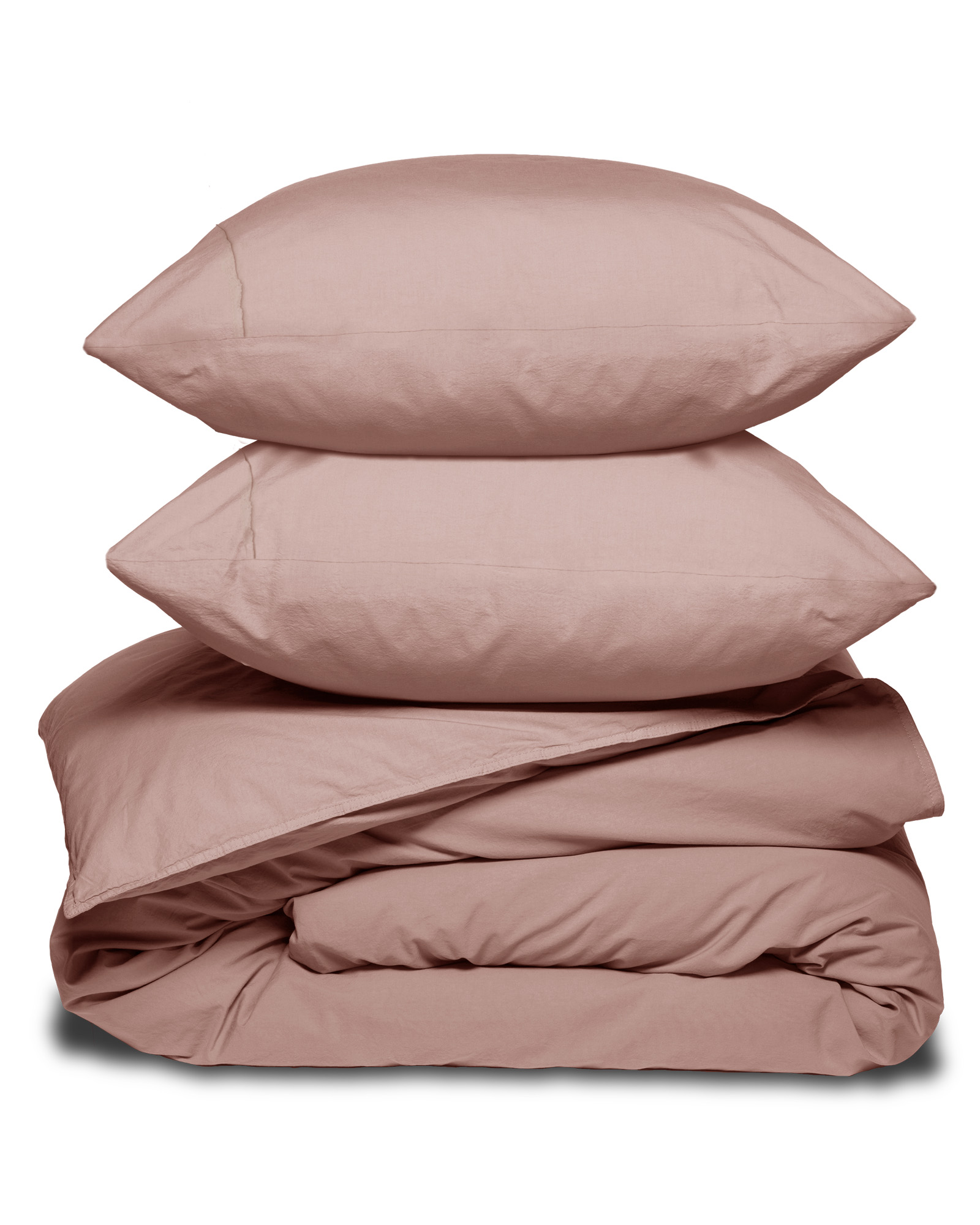 Parure de lit RELAXED PERCALE Warm Clay