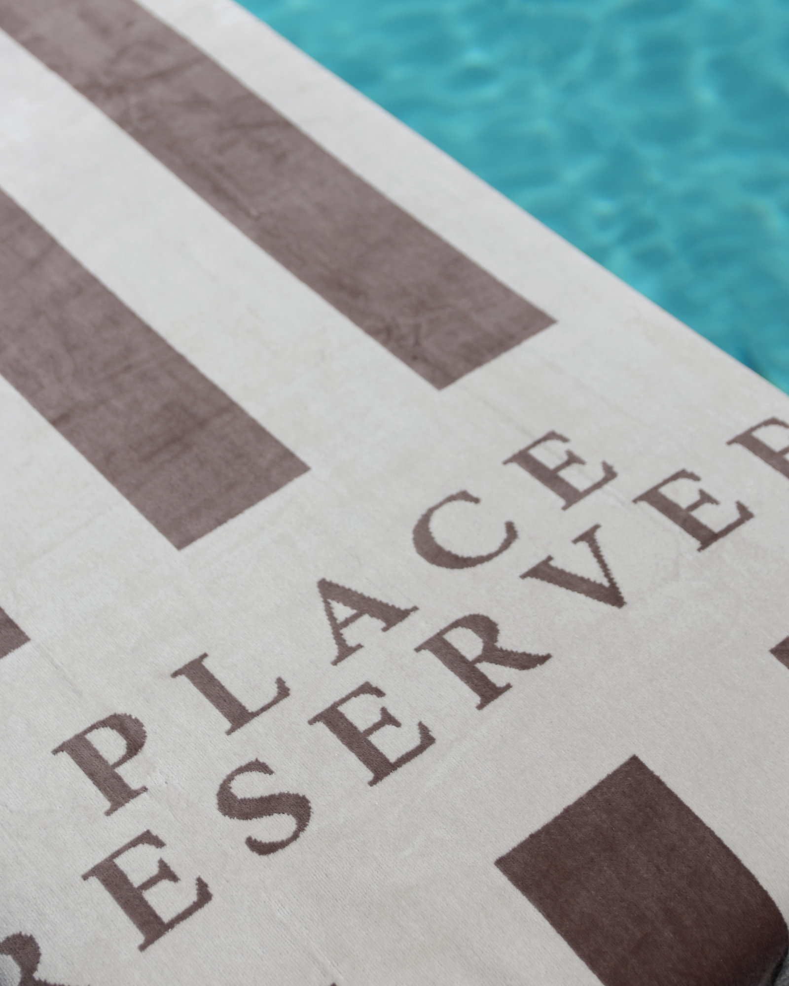 Place Reservee - Beach towel PLACE RESERVEE Sand - 100x200 cm Classic - Sand