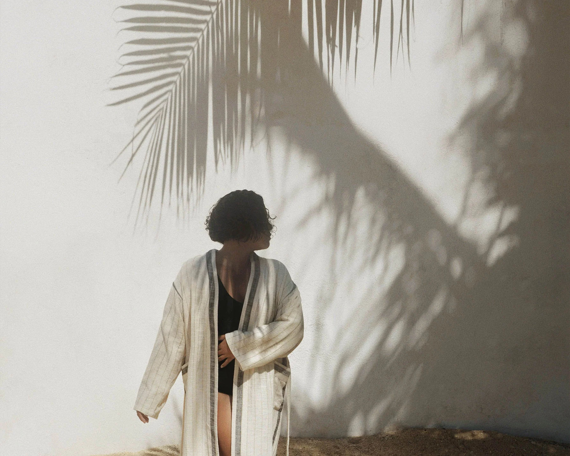 Mizar & Alcor - Peignoir BAHIA Black - ME/LA - Black