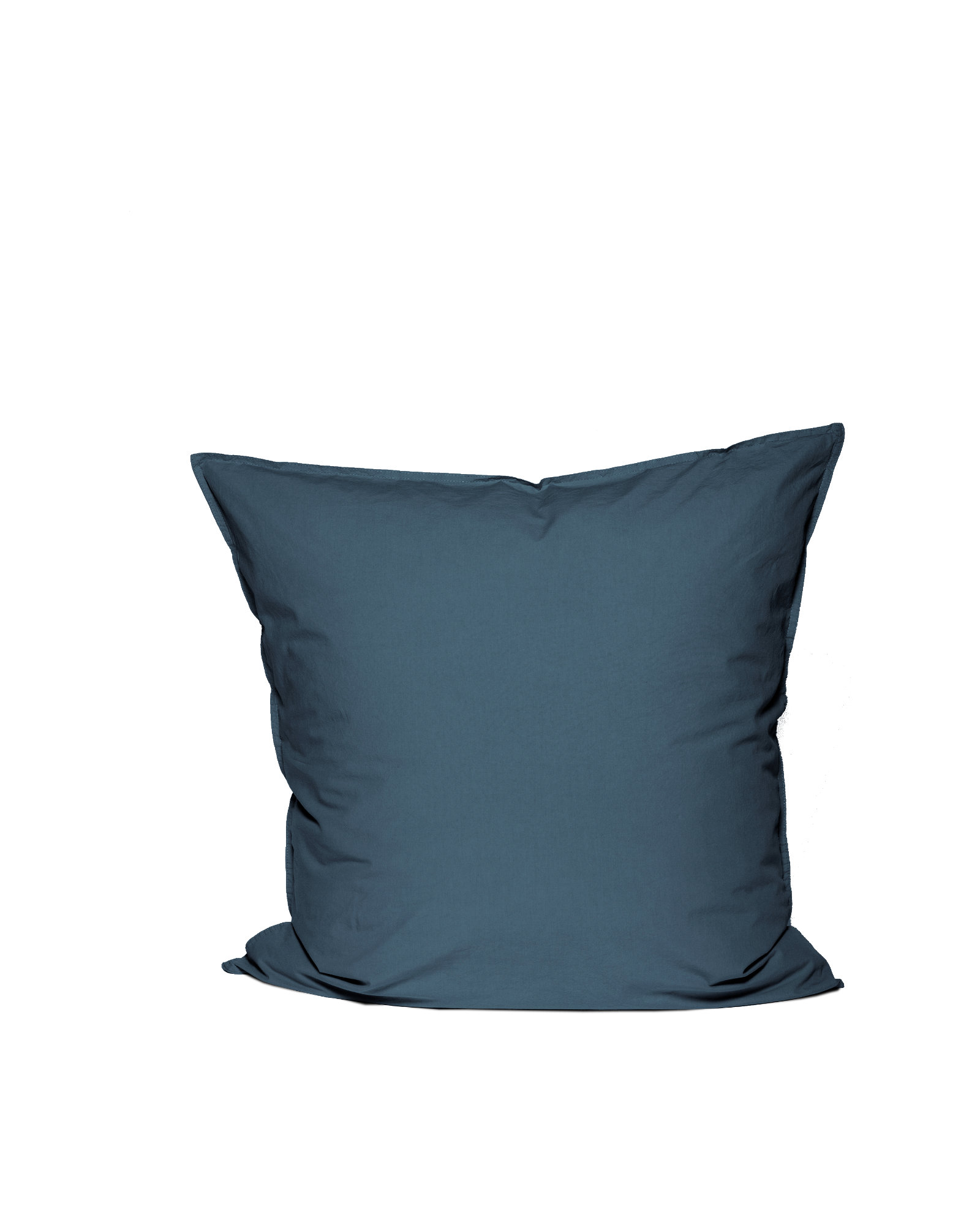 MARIE-MARIE - Pillowcase VINTAGE COTTON Yale Blue - 65x65 cm - Yale Blue