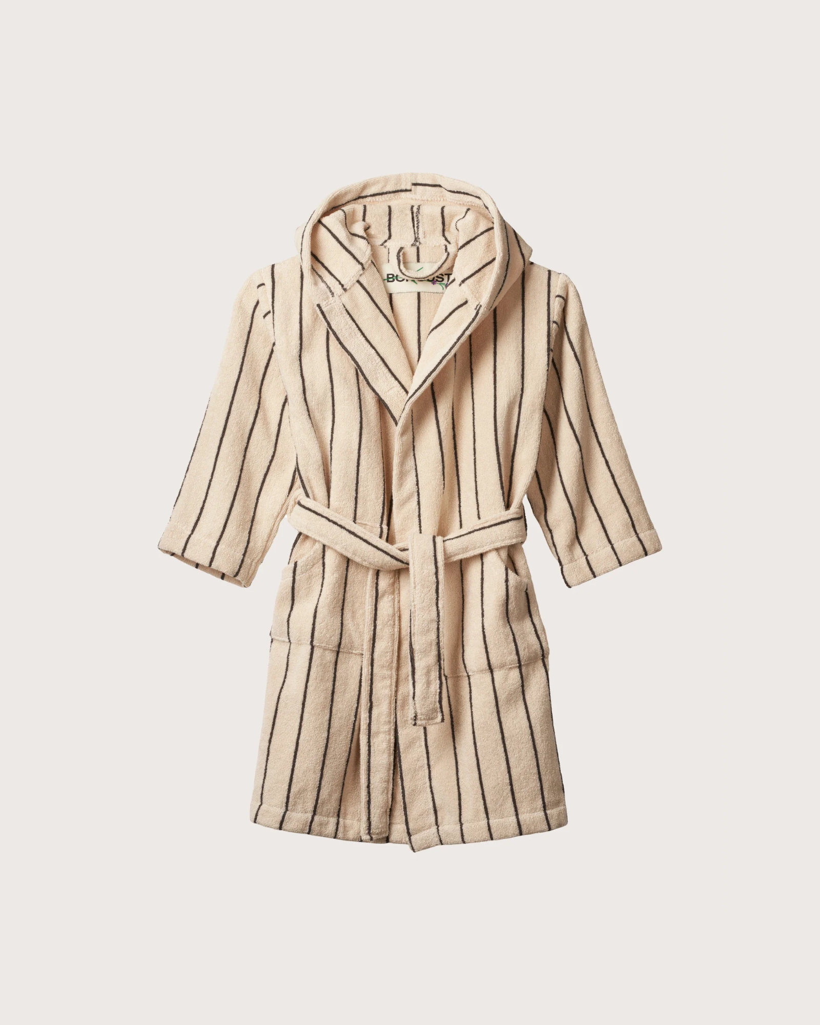 Peignoir enfant NARAM Creme & ink