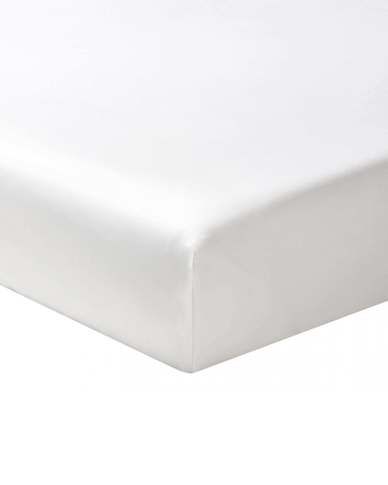 MARIE-MARIE - Fitted sheet ELEGANCE White - 80/200/30 - White