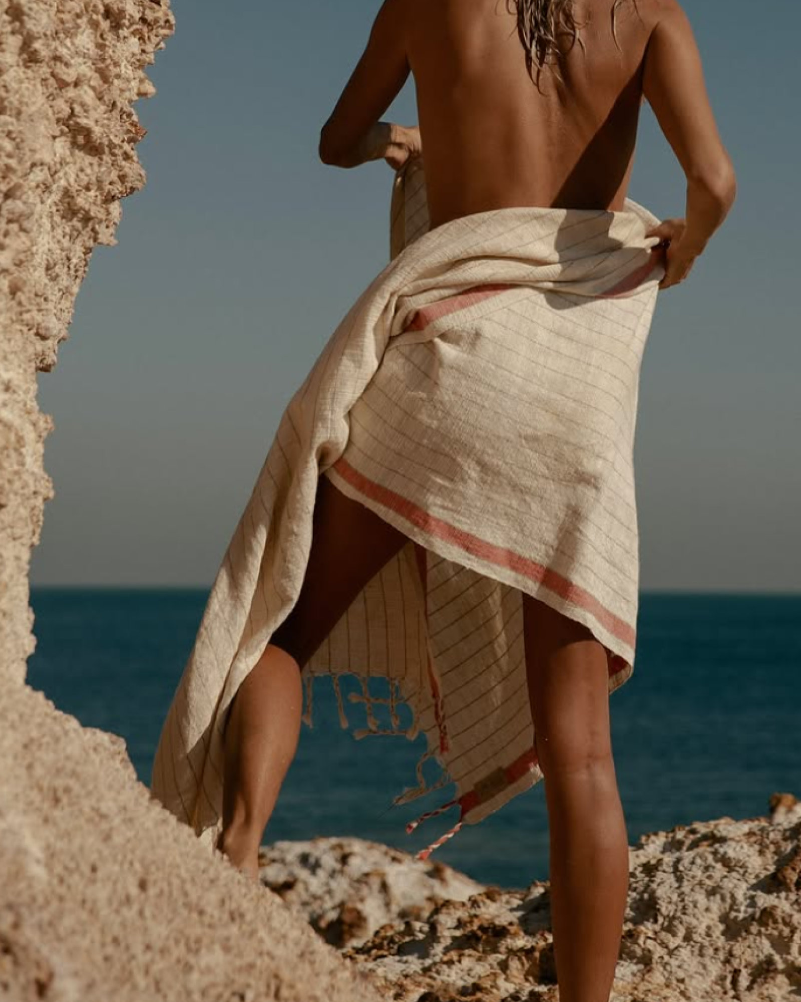 Beach towel BAHIA Coral