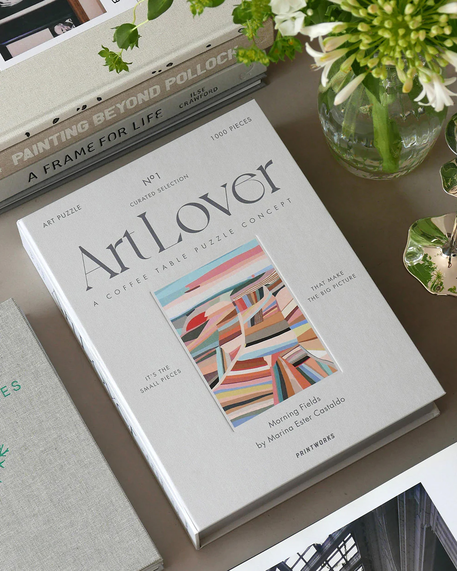 ART LOVER BOOK PUZZLE Morning fields