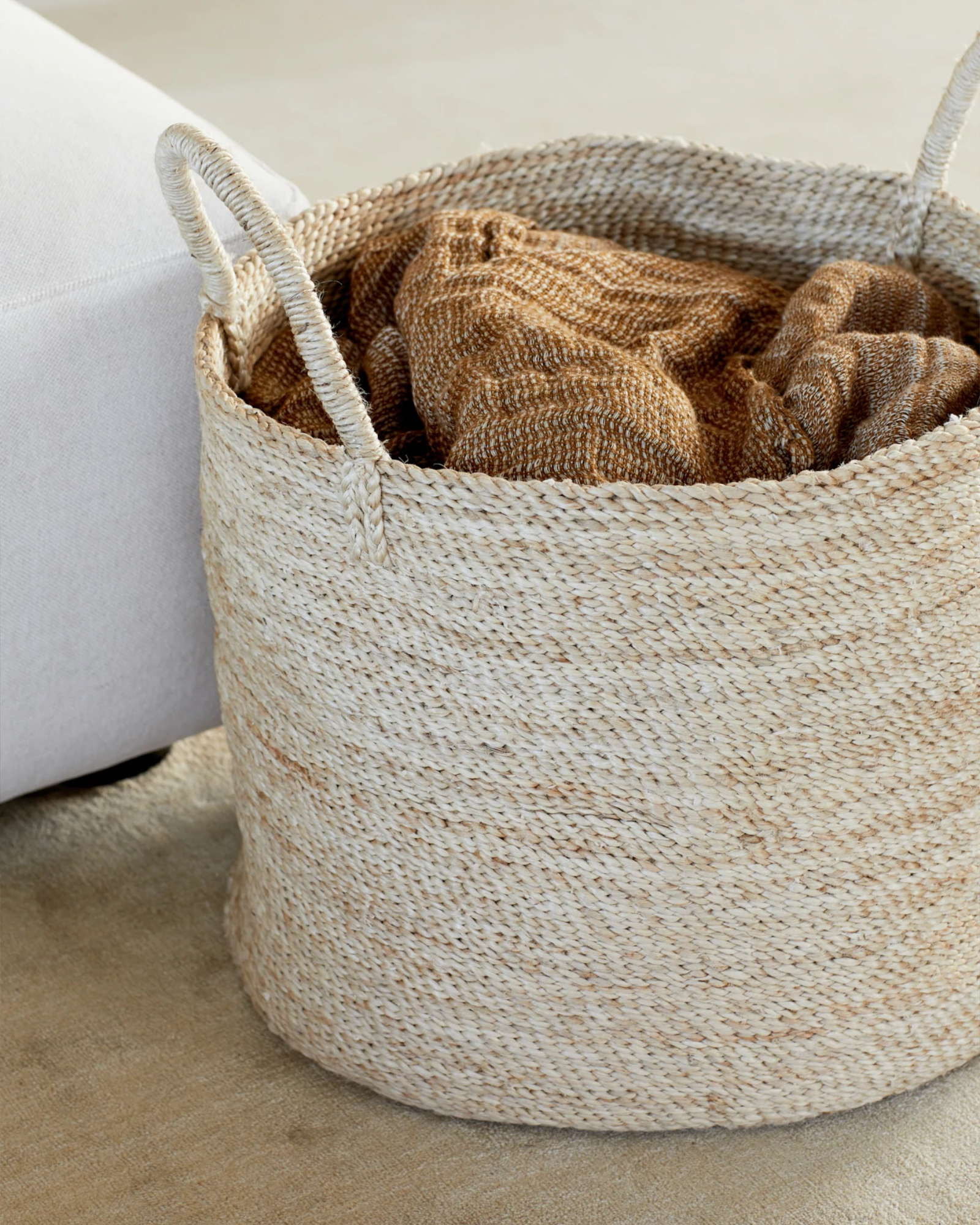 The Dharma Door - Laundry basket JUTE BASKET - LA - Natural