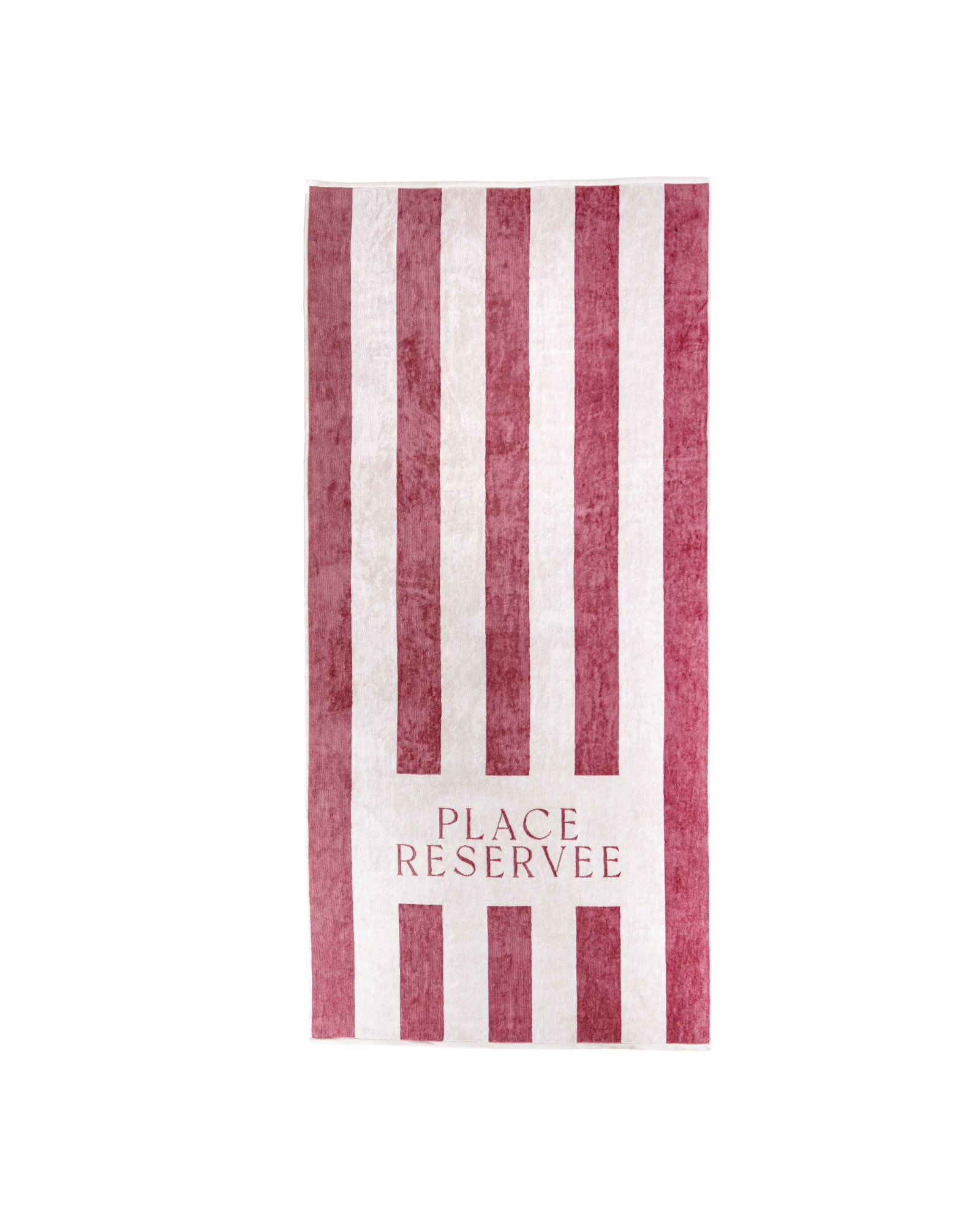 Place Reservee - Beach towel PLACE RESERVEE Lychee - 65x120 cm Petite - Lychee