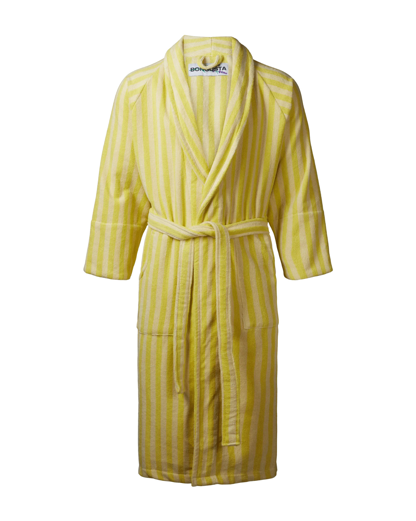 Bathrobe NARAM Pristine & Neon yellow