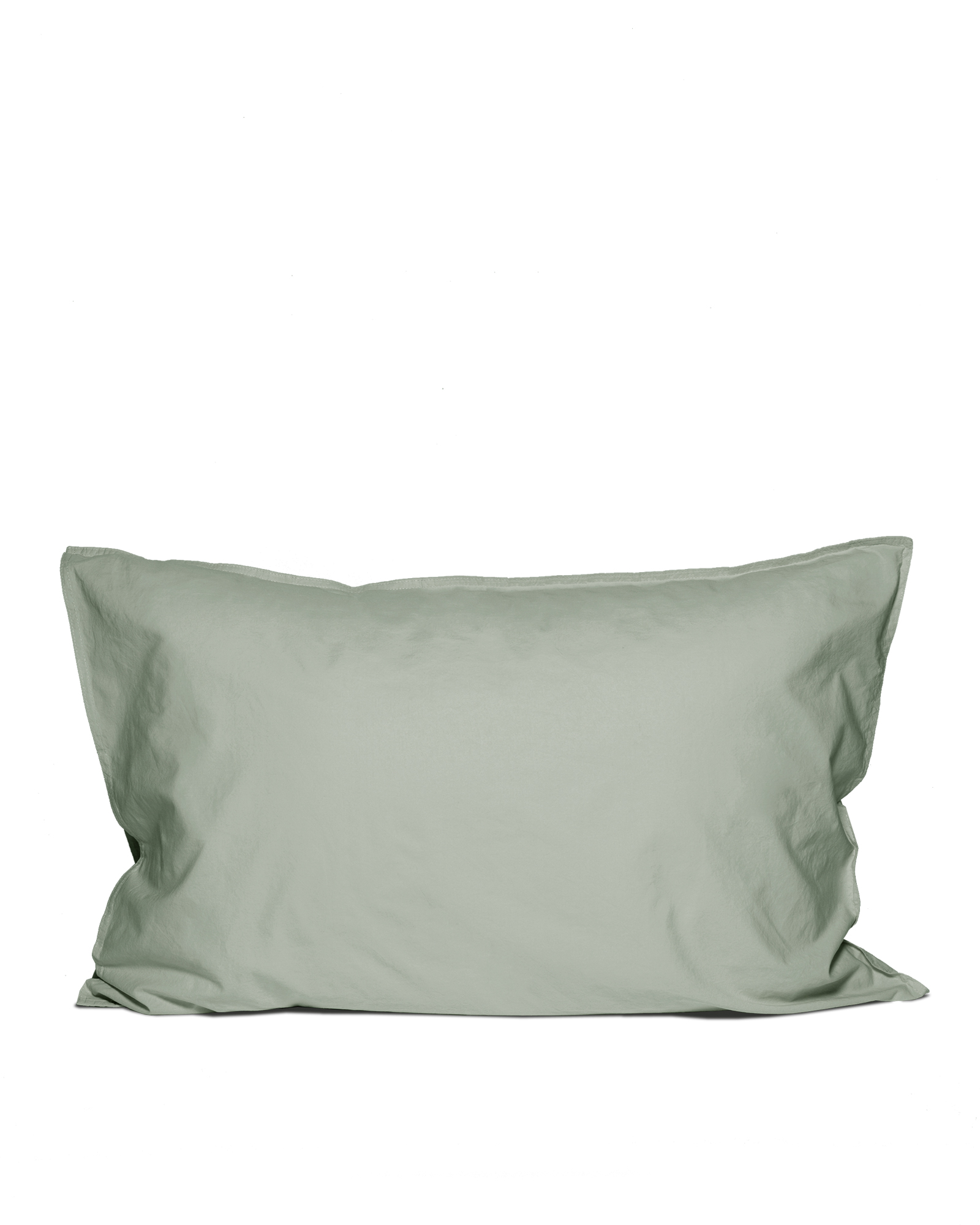 MARIE-MARIE - Pillowcase VINTAGE COTTON Olive - 50x75 cm - Olive