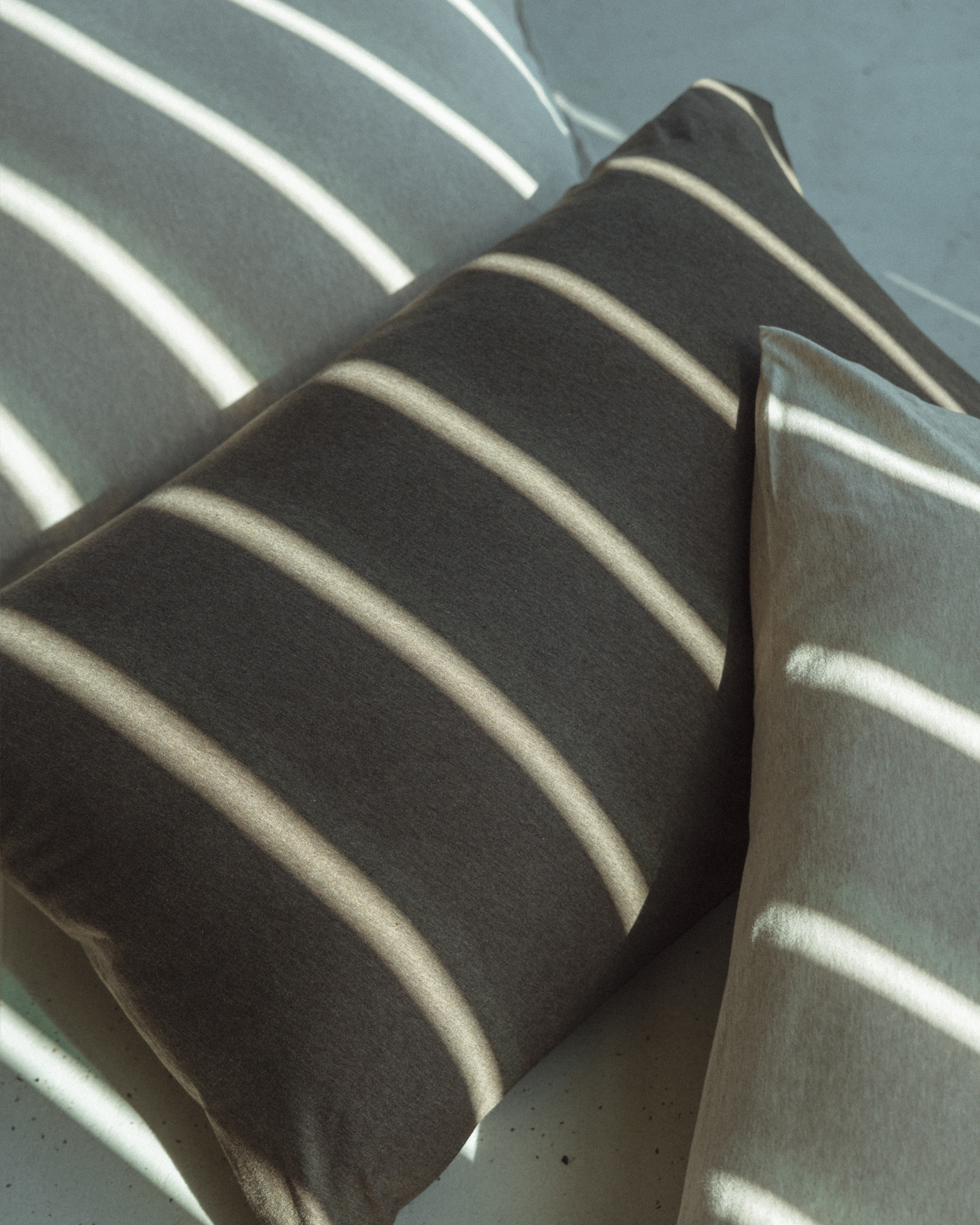 Pillowcase SUNDAY JERSEY Brown melange