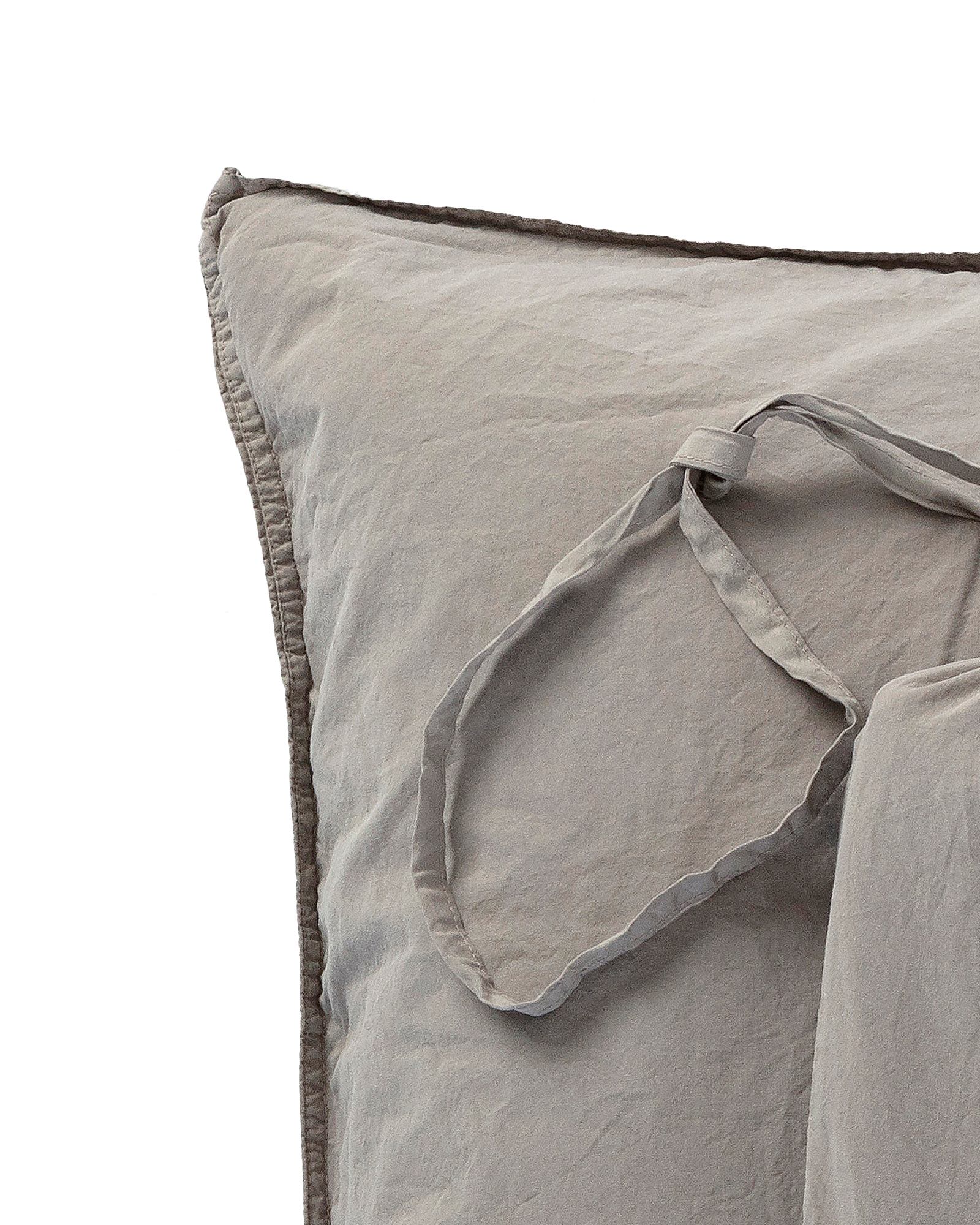 MARIE-MARIE - Pillowcase VINTAGE COTTON Iron - 50x75 cm - Iron