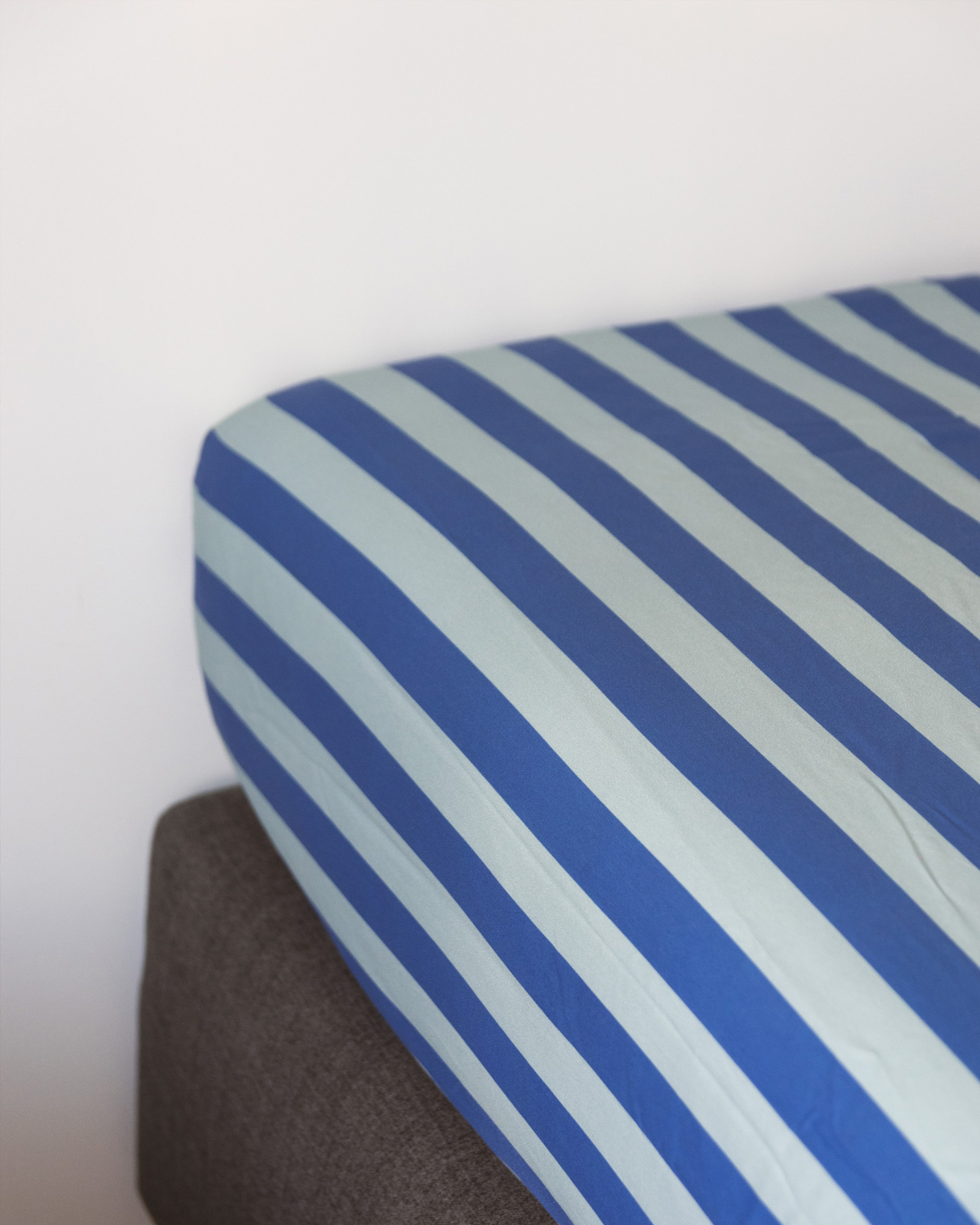 Fitted sheet GIULIETTA Atlantic/Mykonos Blue