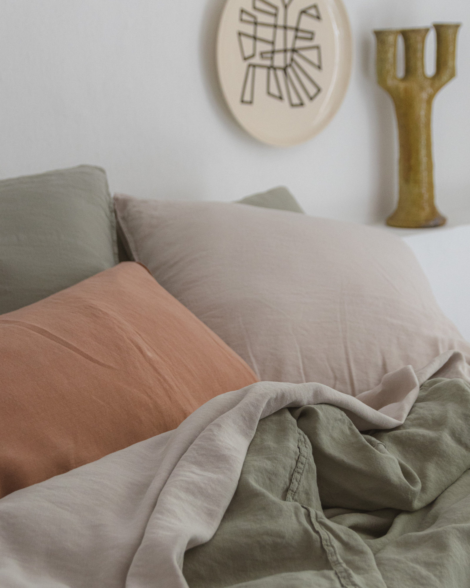 Taie doreiller LINEN STORIES Earth