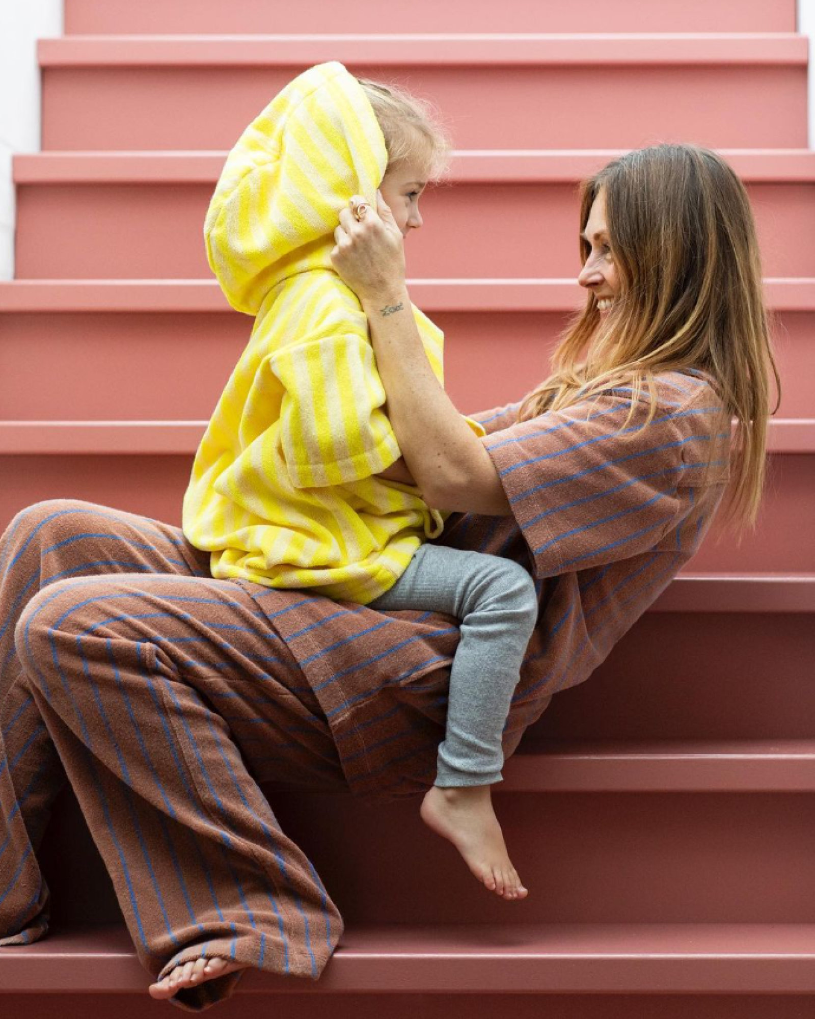 Poncho NARAM Pristine & Neon yellow