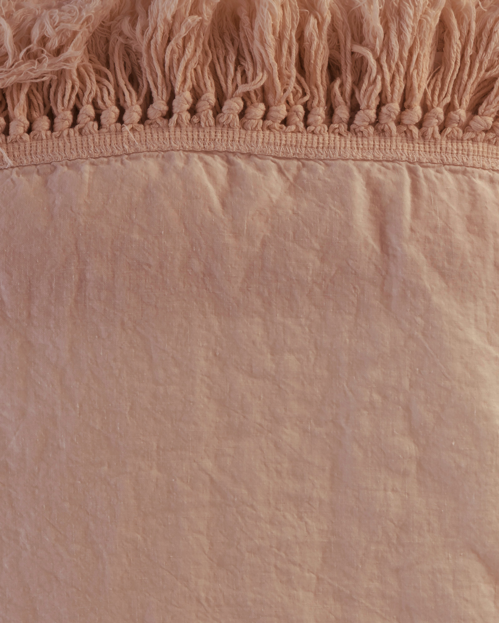 Bedsprei Franje LINEN STORIES Earth