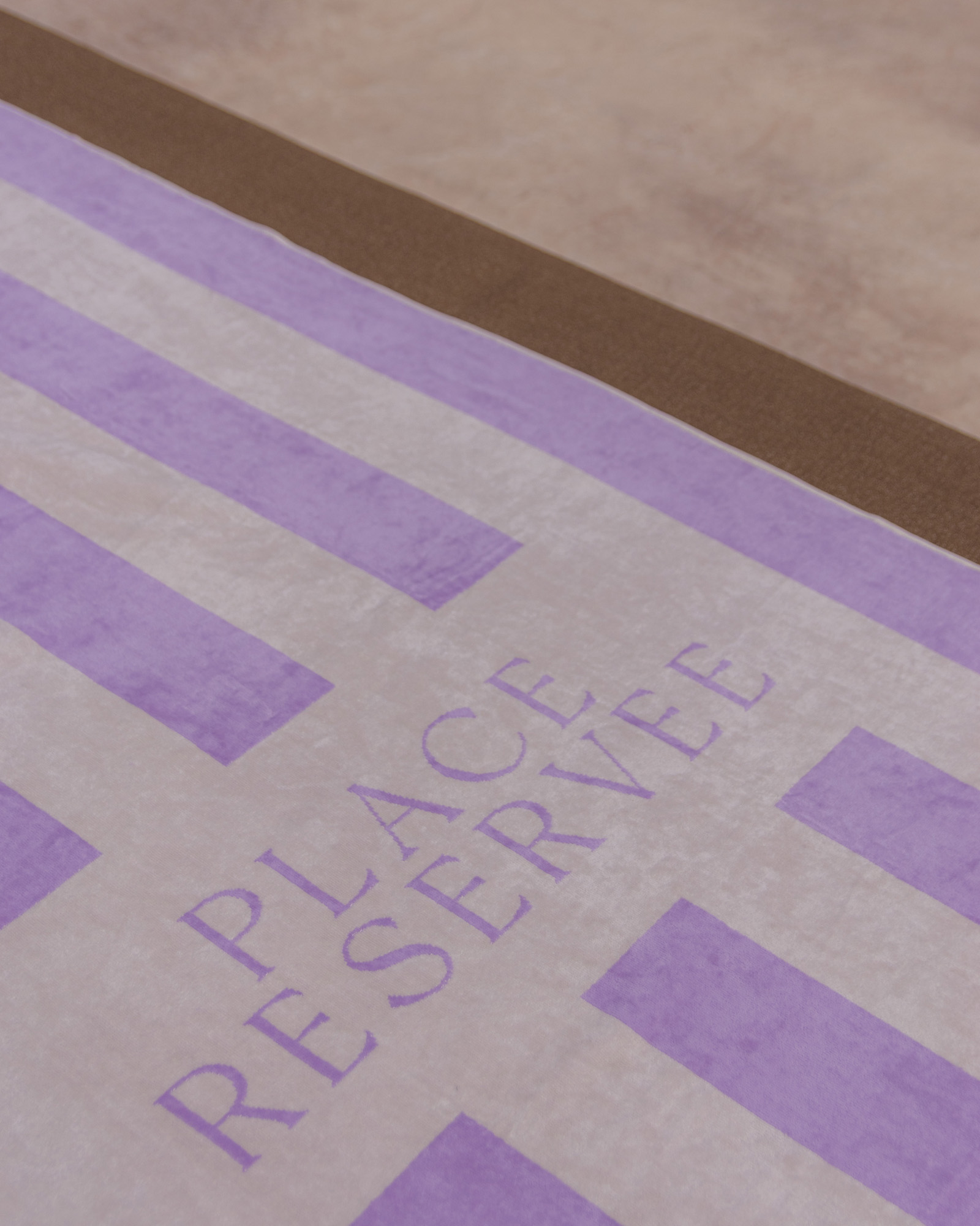 Drap de plage PLACE RESERVEE Lavender 
