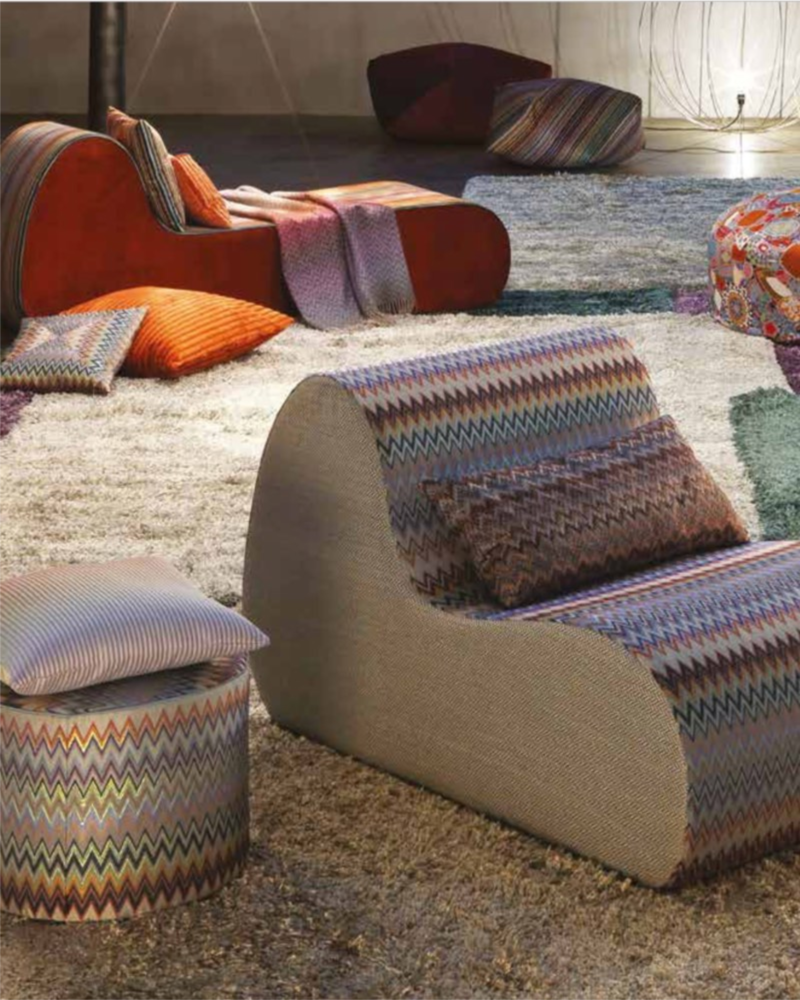 Missoni - Pouf MASULEH - 40x30 cm - c.170