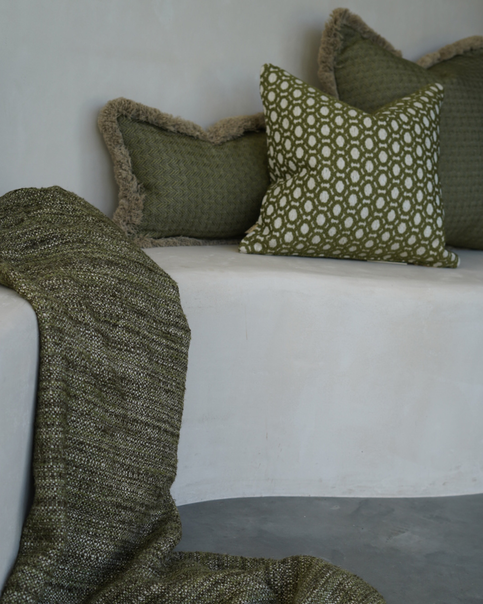 Kussen ODILE Olive
