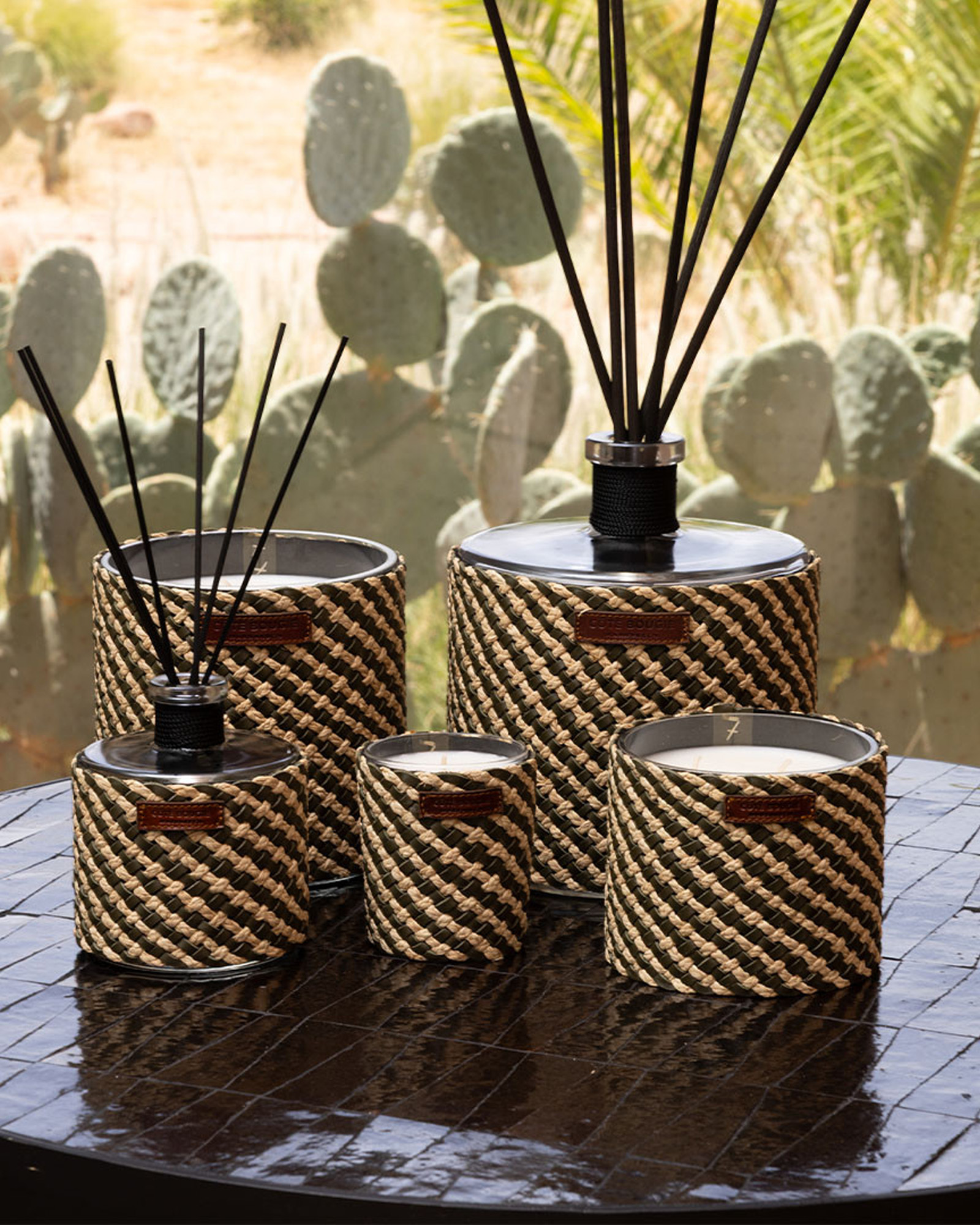 Reed Diffuser RAPHIA NORIA Cuir